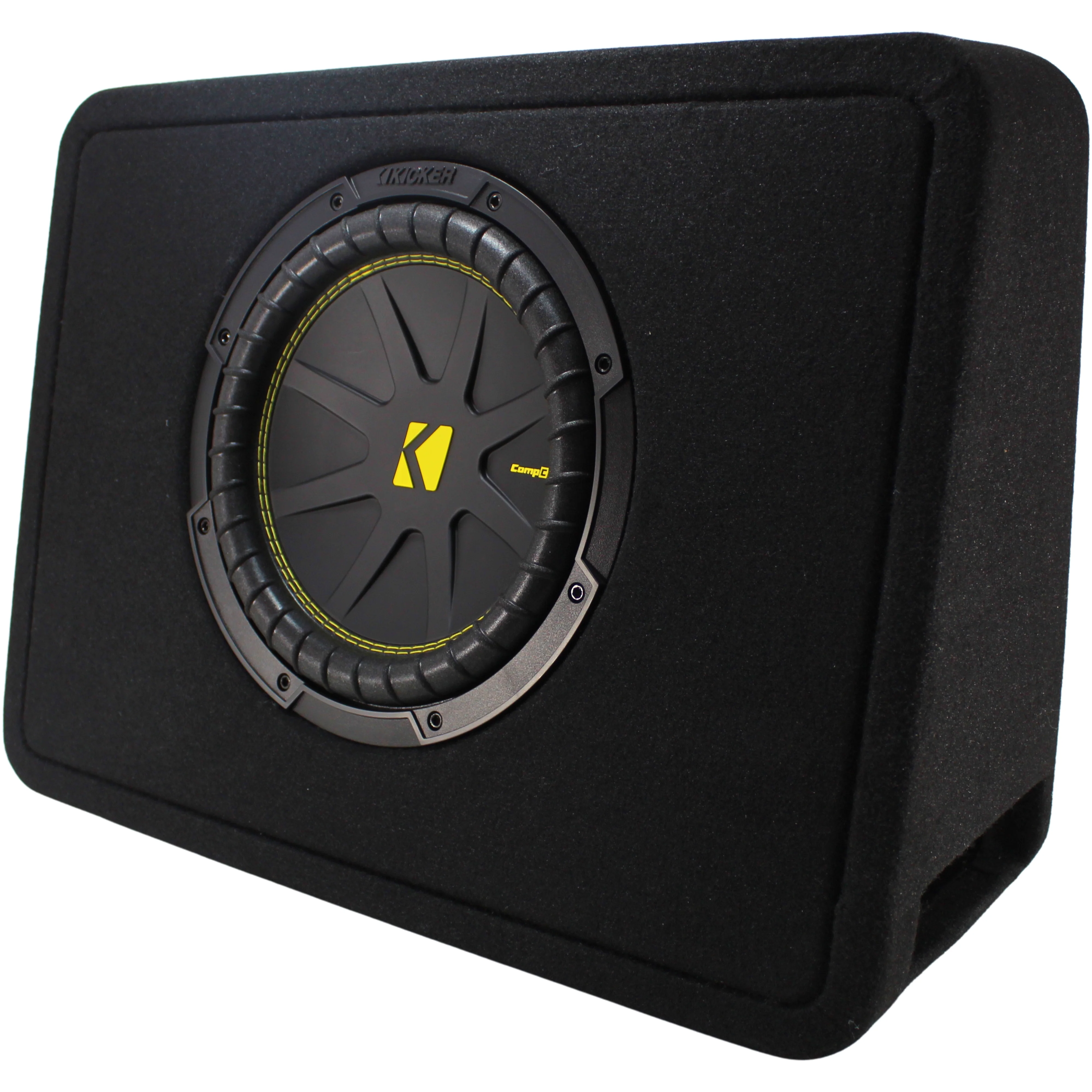 Kicker CompC 10" 250W RMS 2-Ohm Compact Loaded Subwoofer Enclosure / 50TCWC102 - Image 4