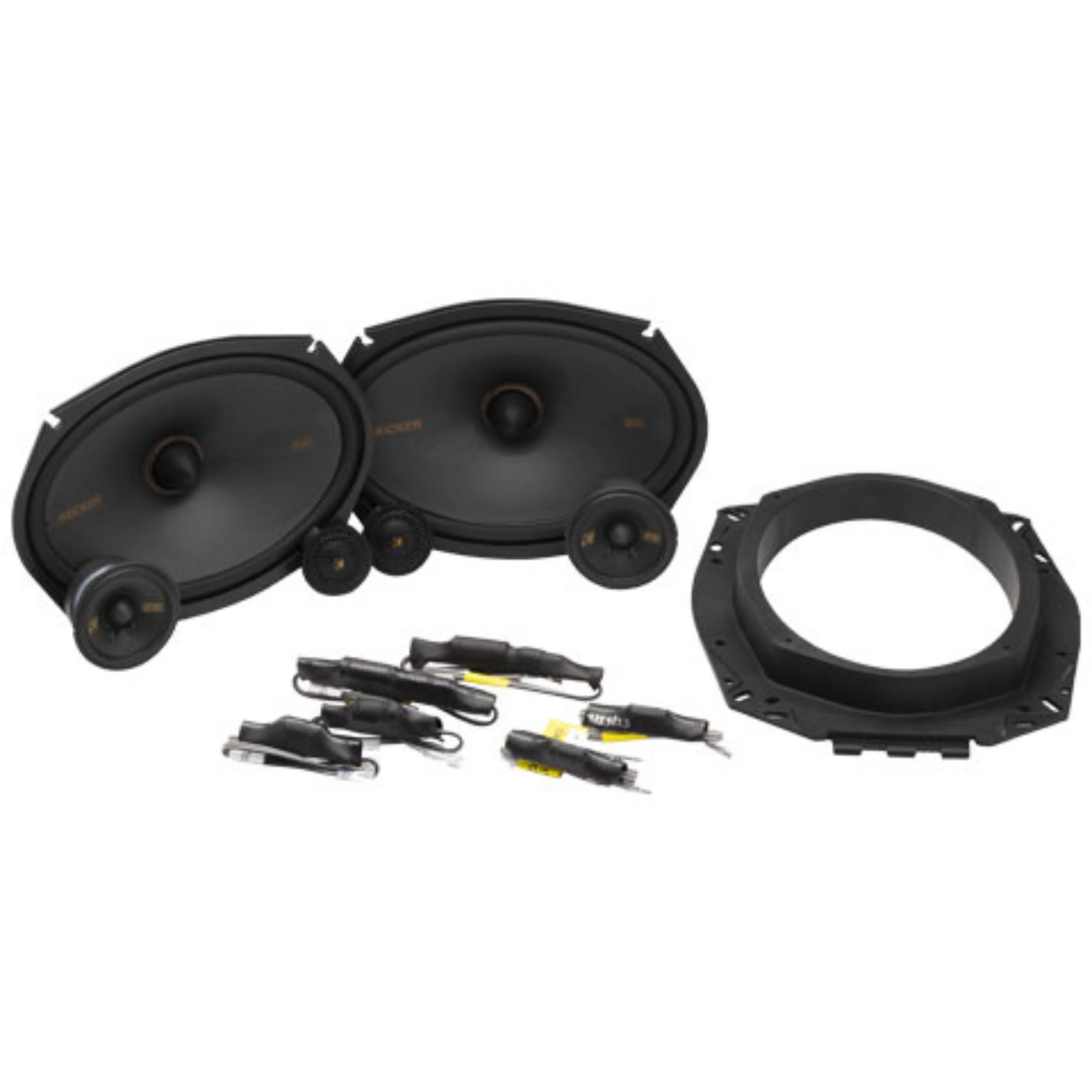 Kicker 6x9" Woofer 3-Way 4 Ohm Component Set W/ 2.75" Midrange & 1.25" Tweeter
