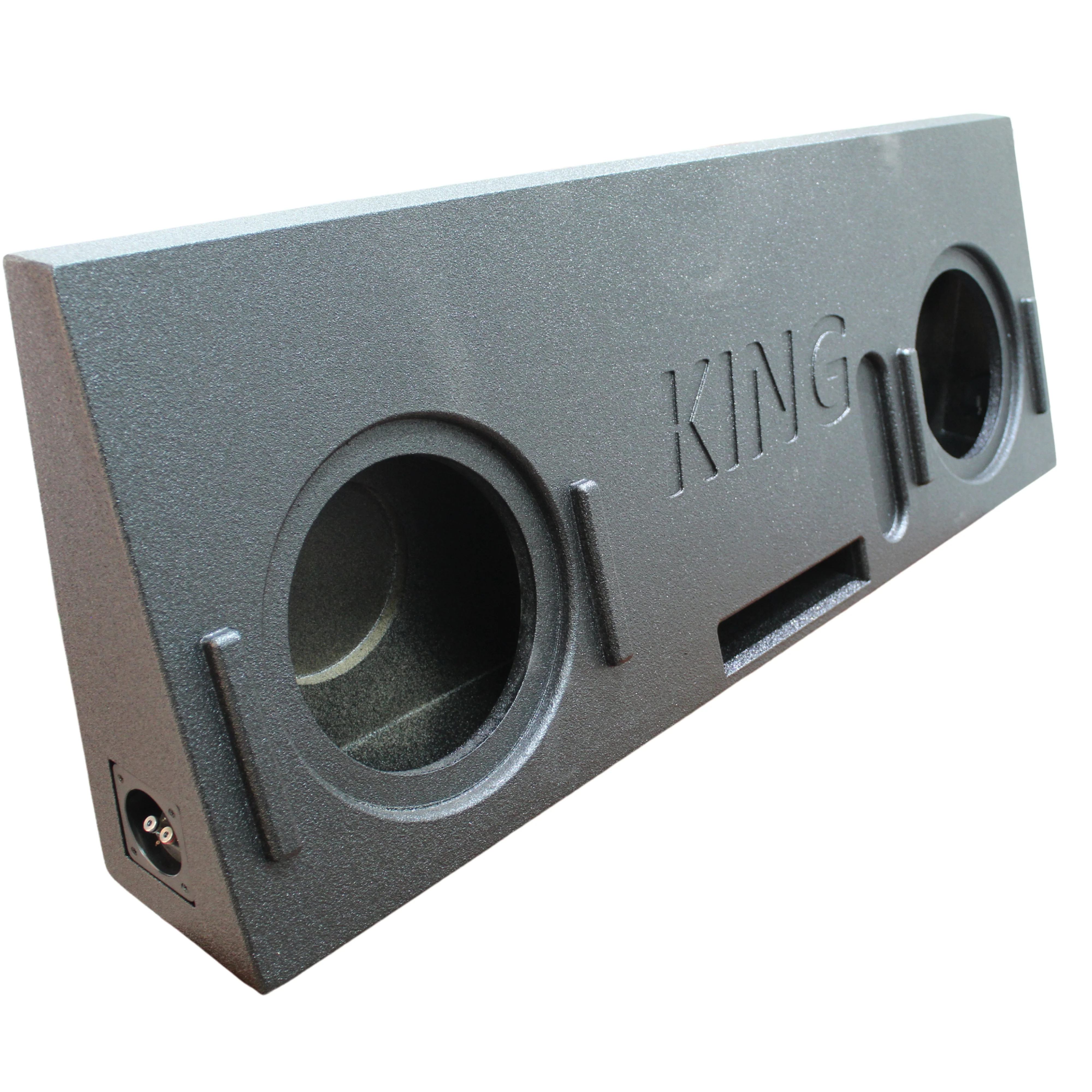 King Boxes 10" Dual Behind-the-Seat Ported Speaker Box for '14-'19 Tundra Crew Max AK-TY14-10