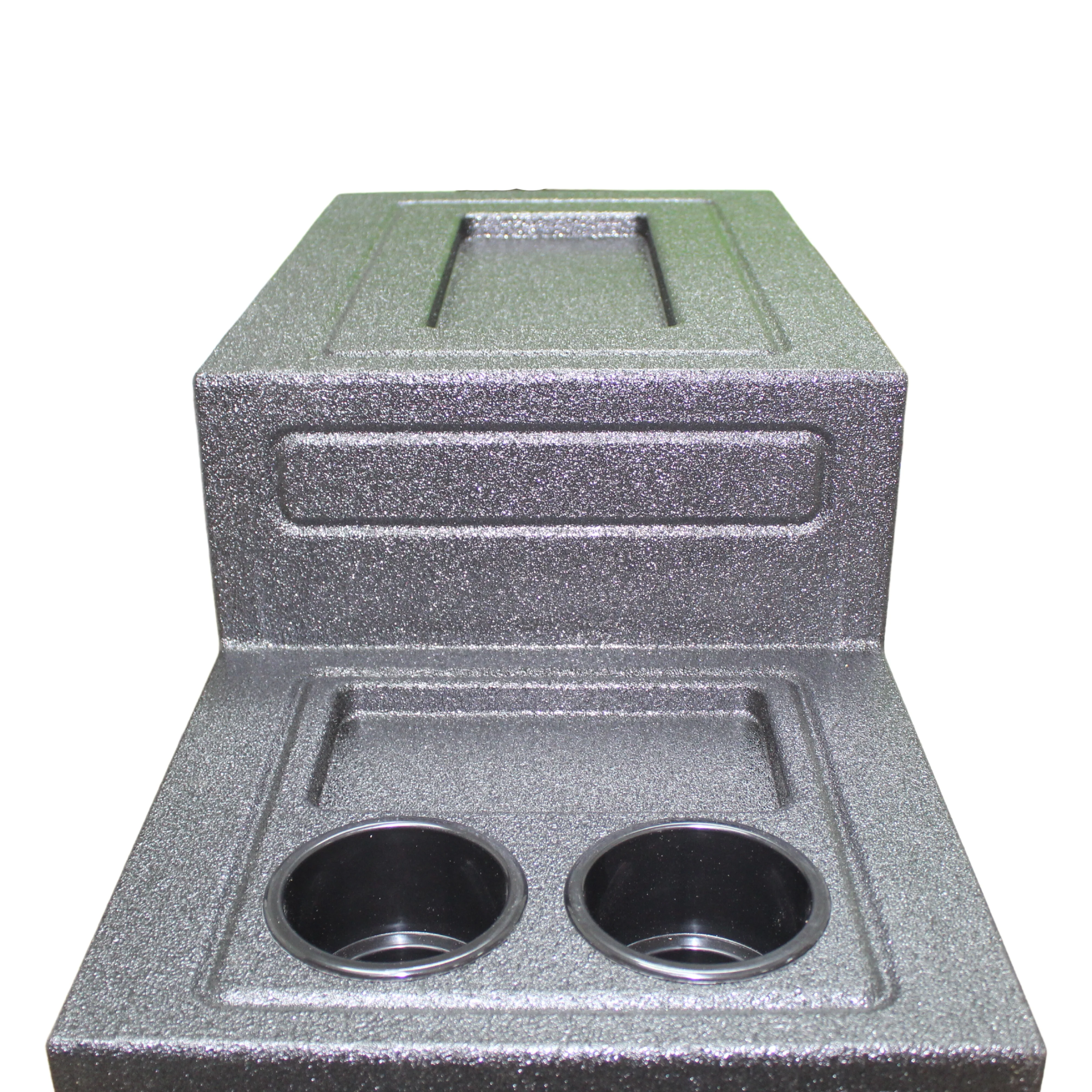 King Boxes 12" Center Console Vented Woofer Cutout w/ (2) 6.5" &(2) 3.5" Cutouts - Image 3