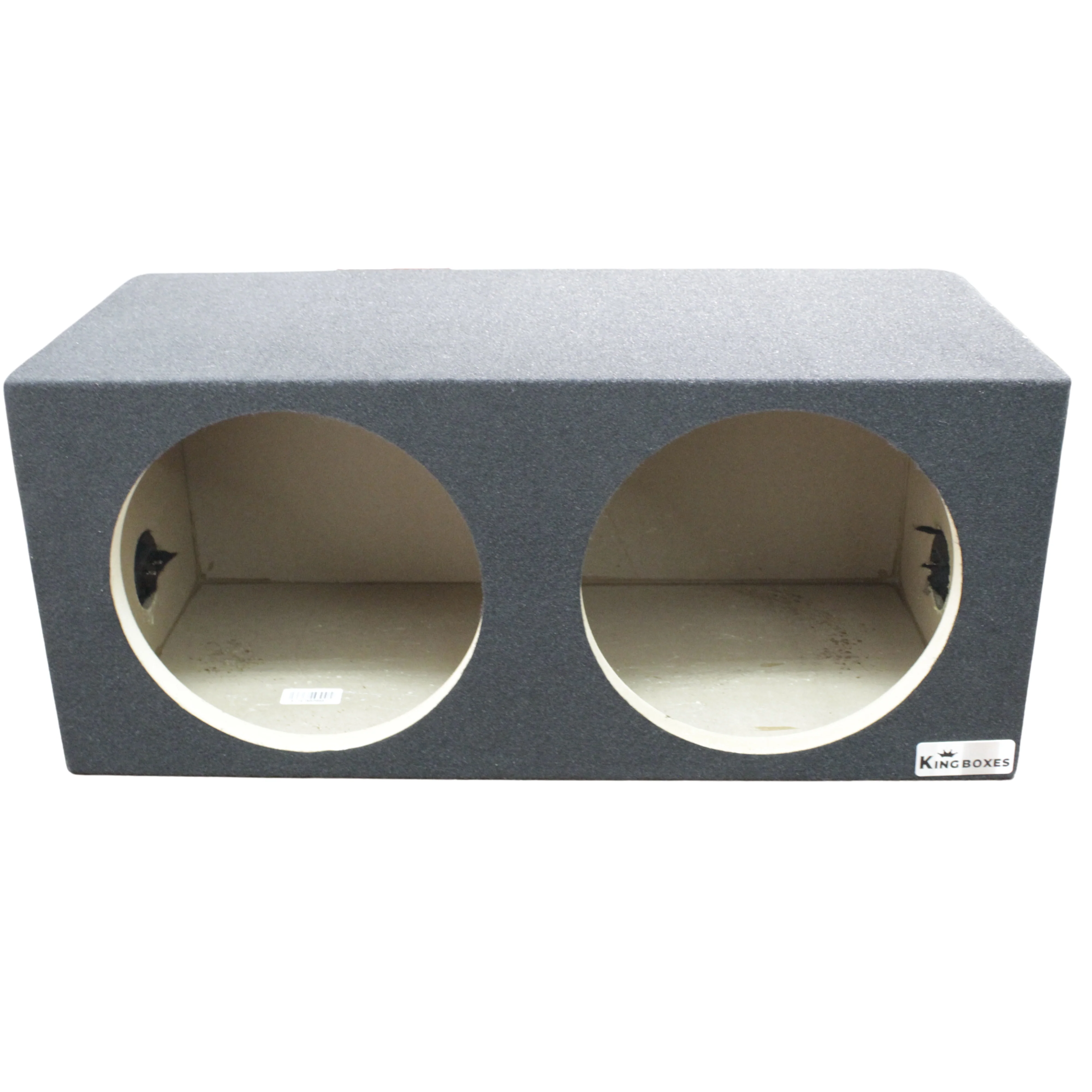 King Boxes 12" Dual Sealed Carpeted Universal Subwoofer Box D12S - Image 2