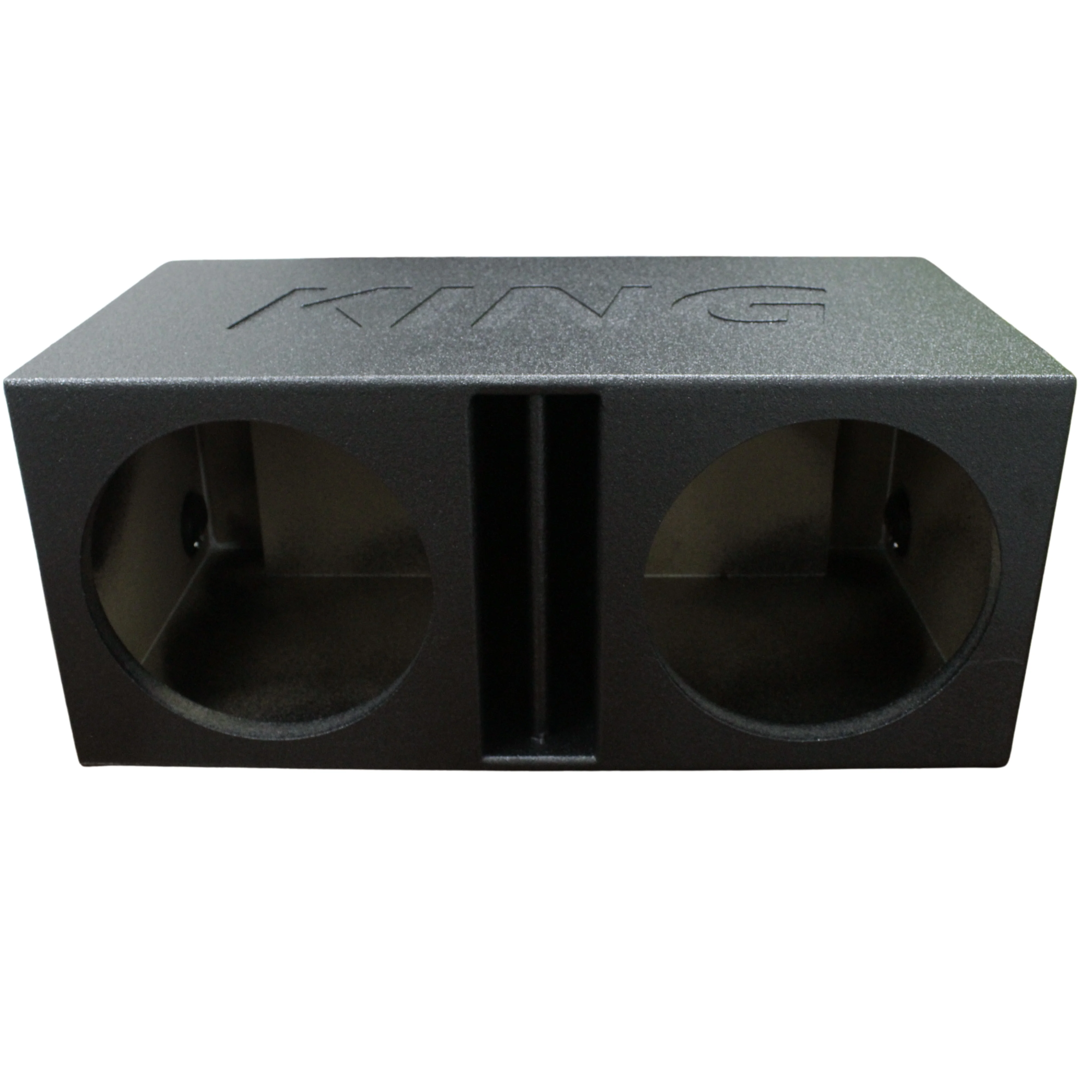 King Boxes 12" Dual Vented Divided Sprayed Universal Subwoofer Box AK-12DVL - Image 2