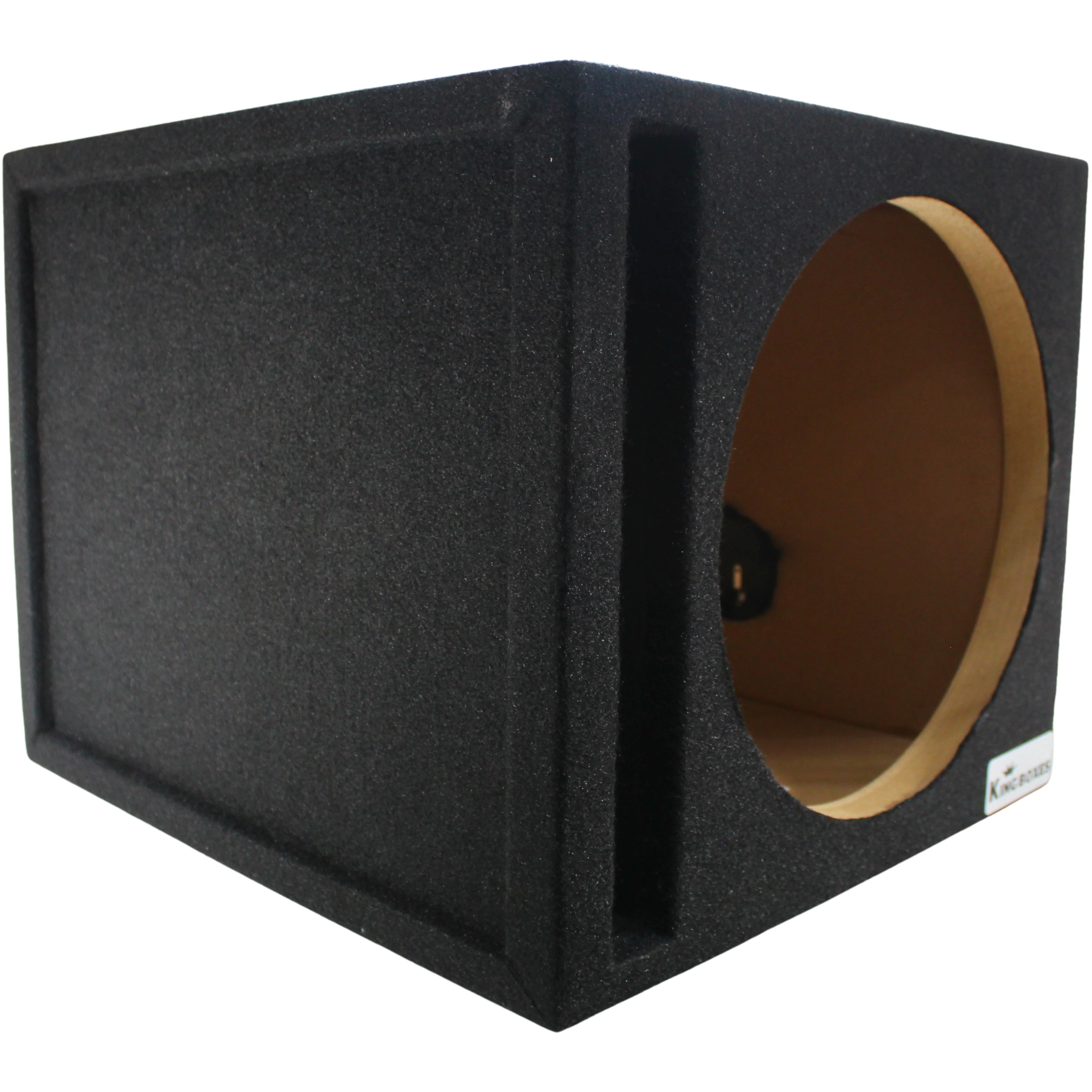 King Boxes 12" Single Ported Carpeted Universal Subwoofer Box / S12V - Image 2