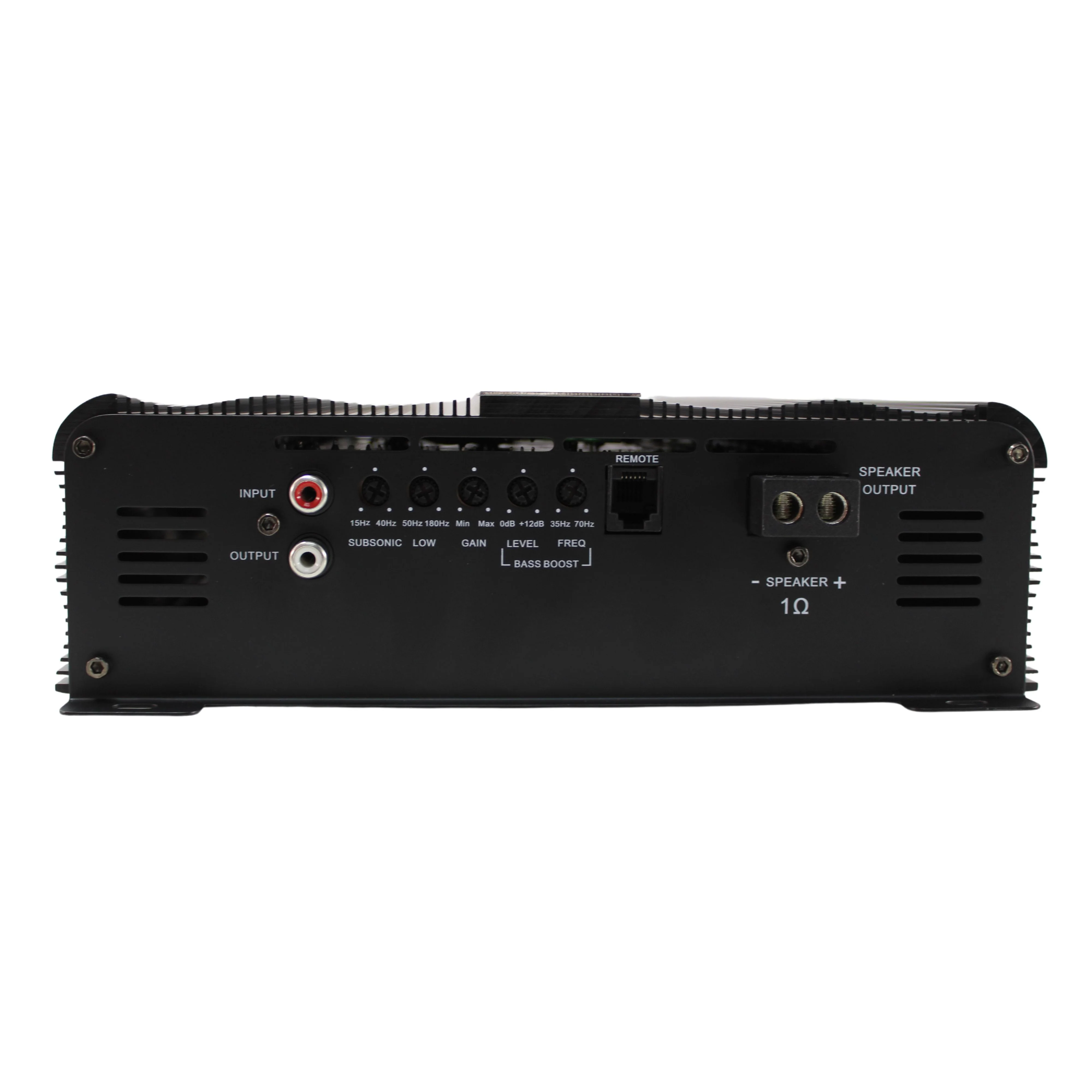 Marts Digital 5000W Monoblock 1 Ohm Class D Amplifier w/ Bass Knob MXB-5000-1 - Image 4