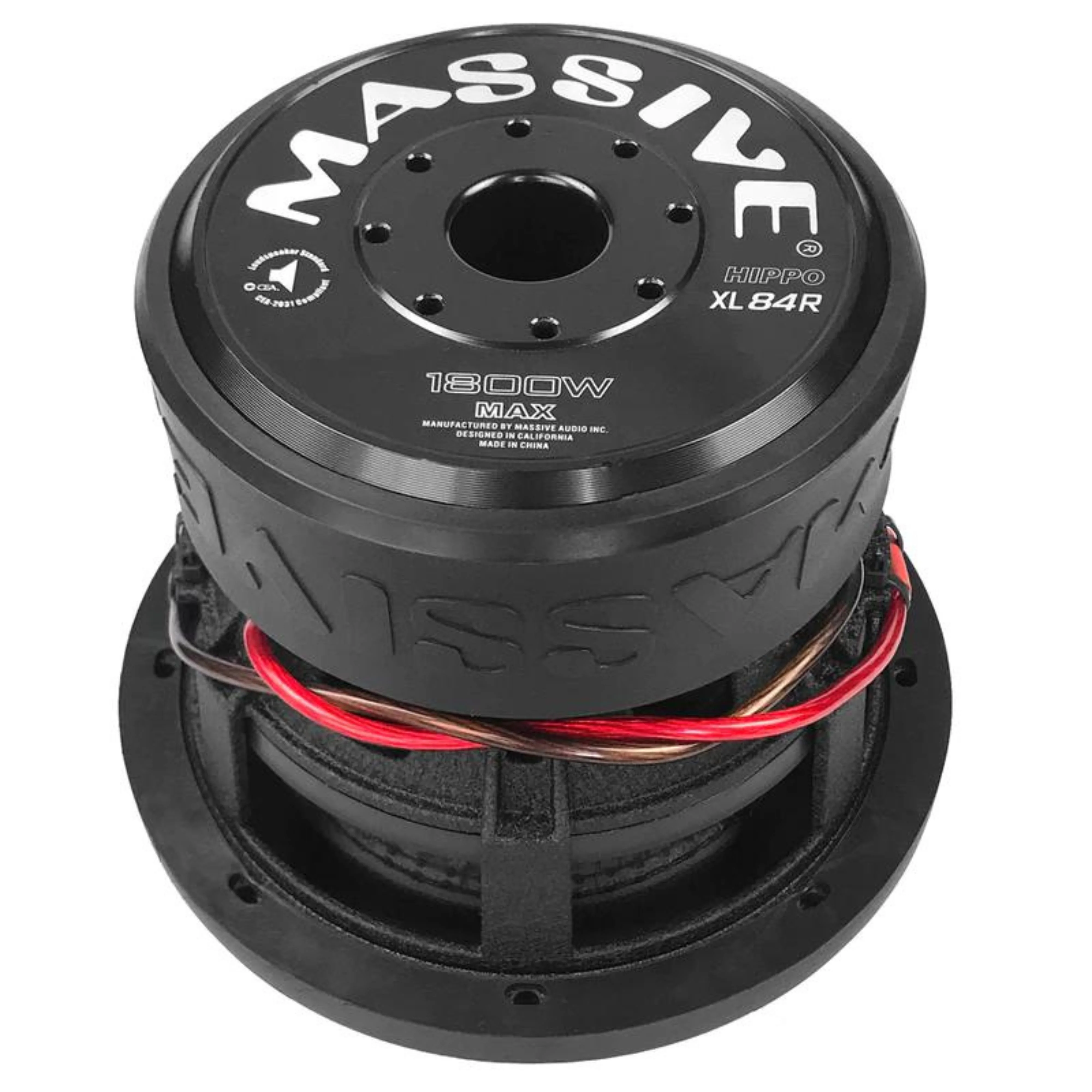 Massive Audio 8" Dual Voice Coil 1800 Watt Peak Subwoofer 4-ohm / HIPPOXL84VR2 - Image 4