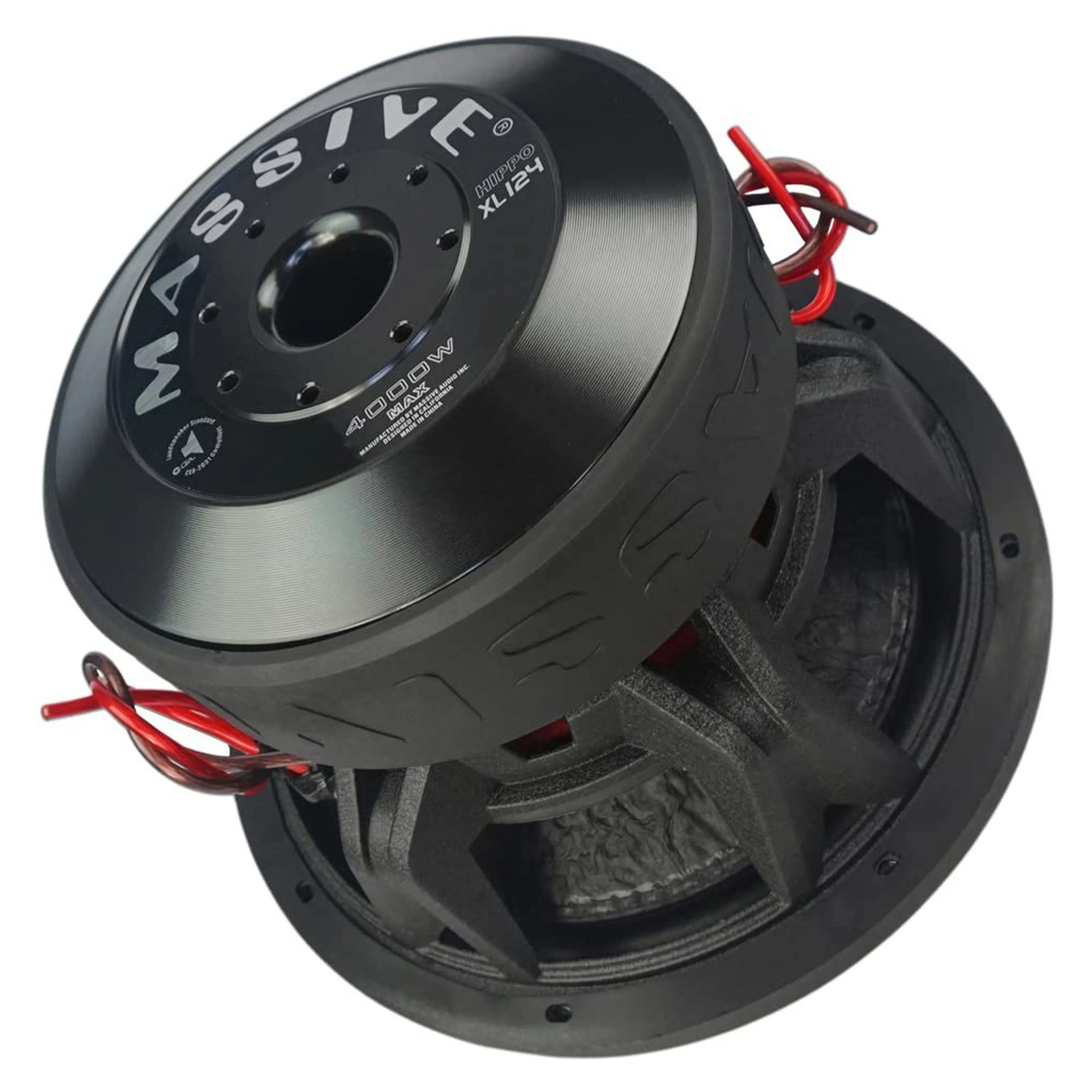 Massive Audio 12 Inch 4000 Watt Subwoofer Dual 4 Ohm Mega HIPPOXL124 - Image 4