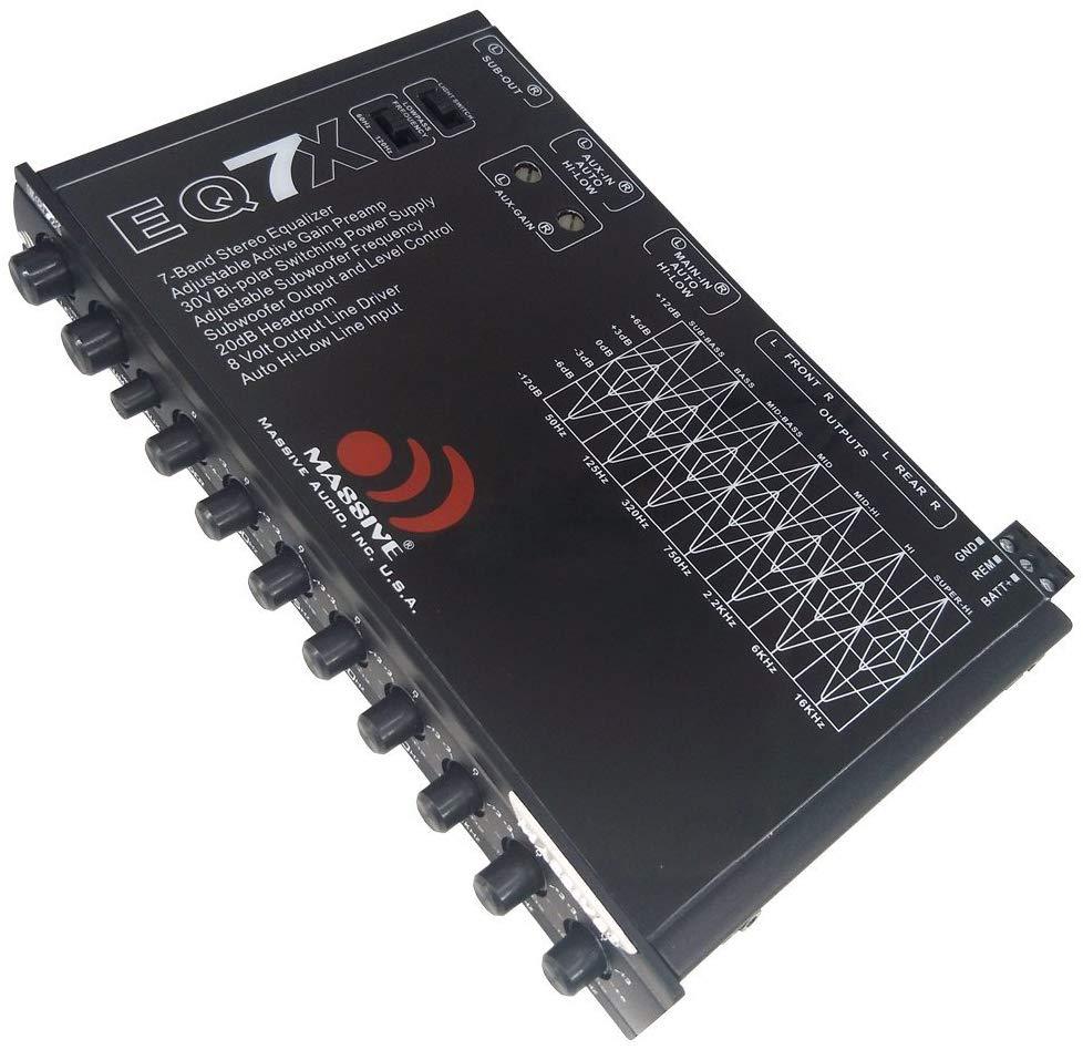 Massive Combo 7 Band Graphic Equalizer EQ7X + 3 Way Electronic Crossover TRI-XO - Image 3