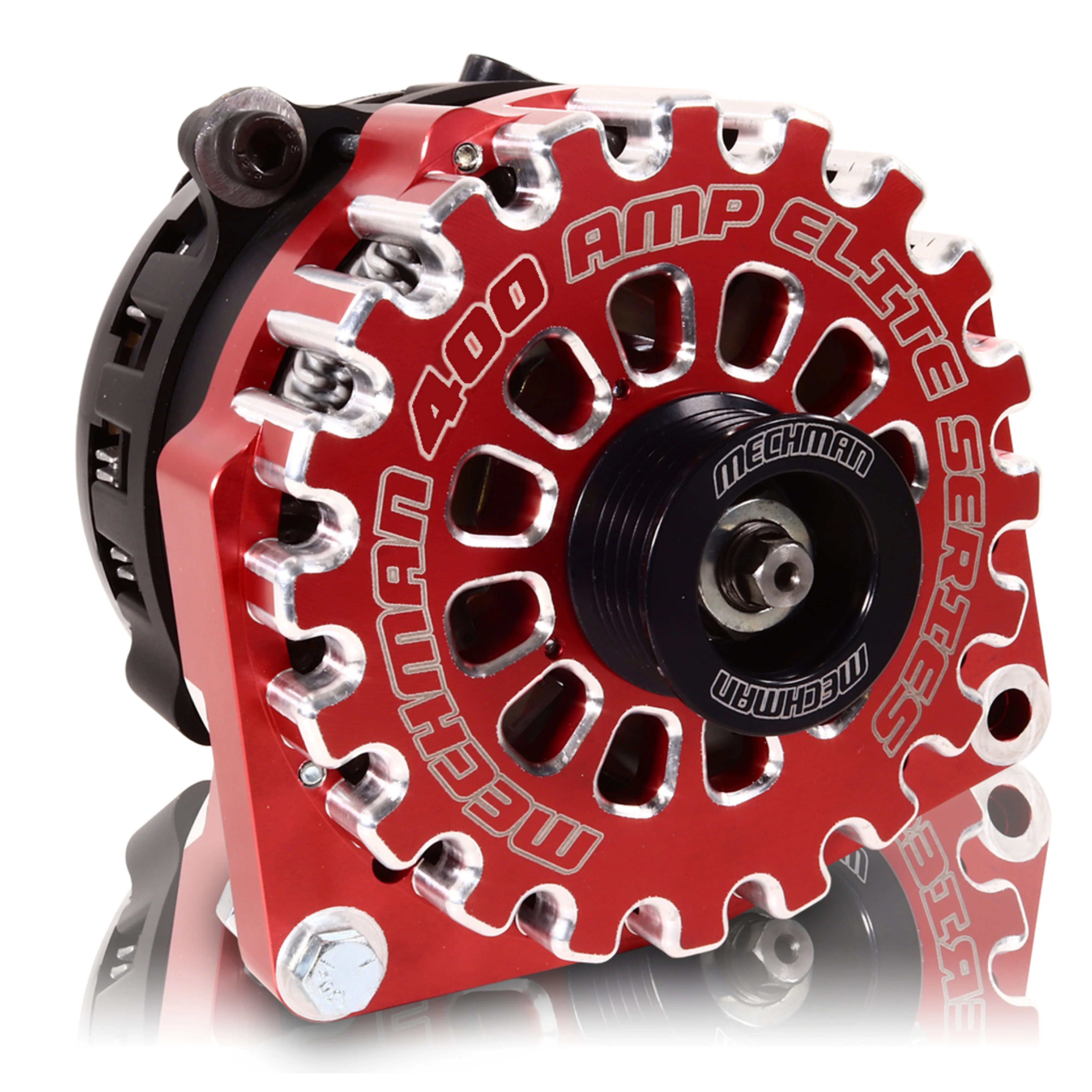 Mechman E-Series 400 Amp Red Alternator For 1988 - 1995 GM 4.3L Truck