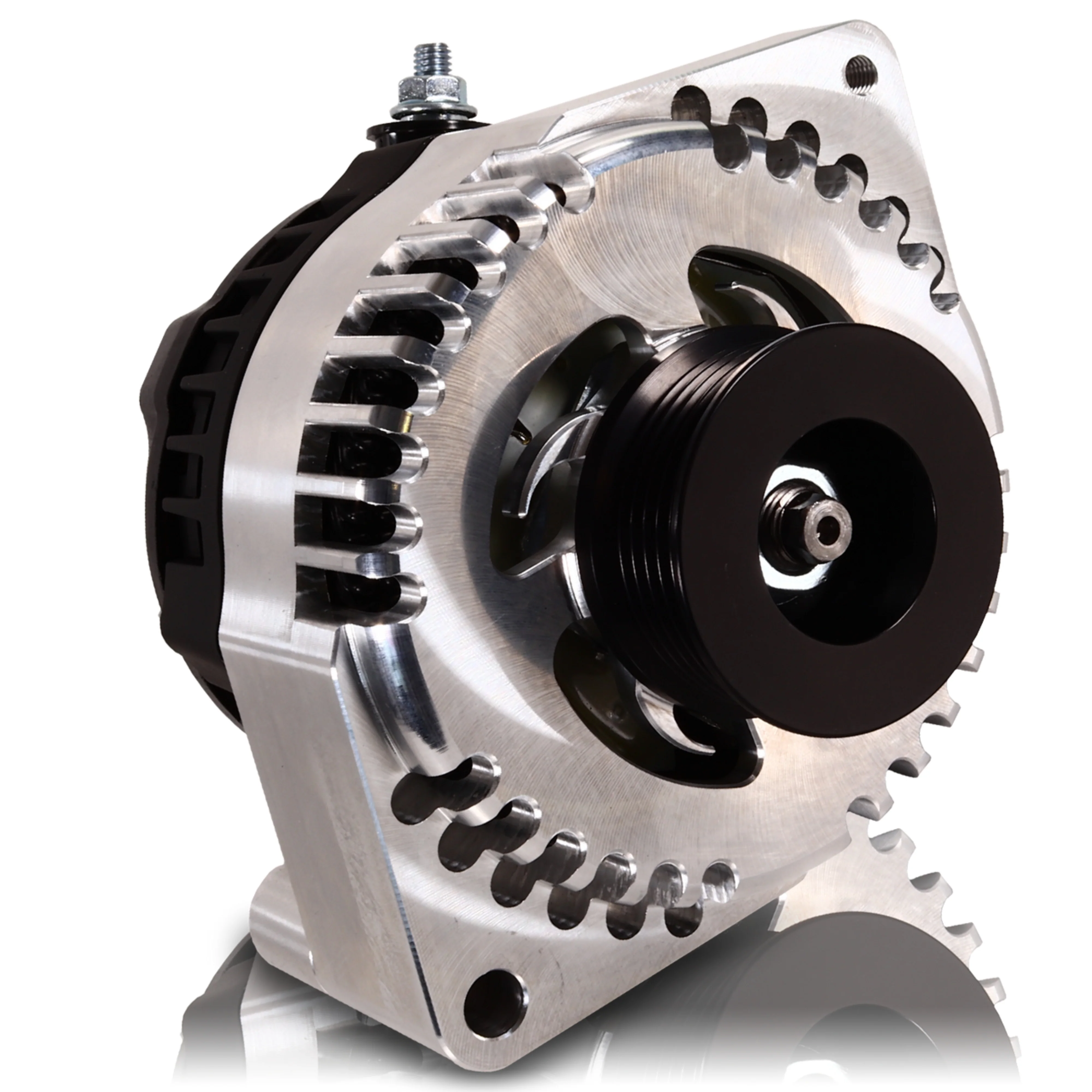 Mechman S-Series Billet 240 Amp Alternator For 1987-1992 5.0L 6/12 Ford 6S