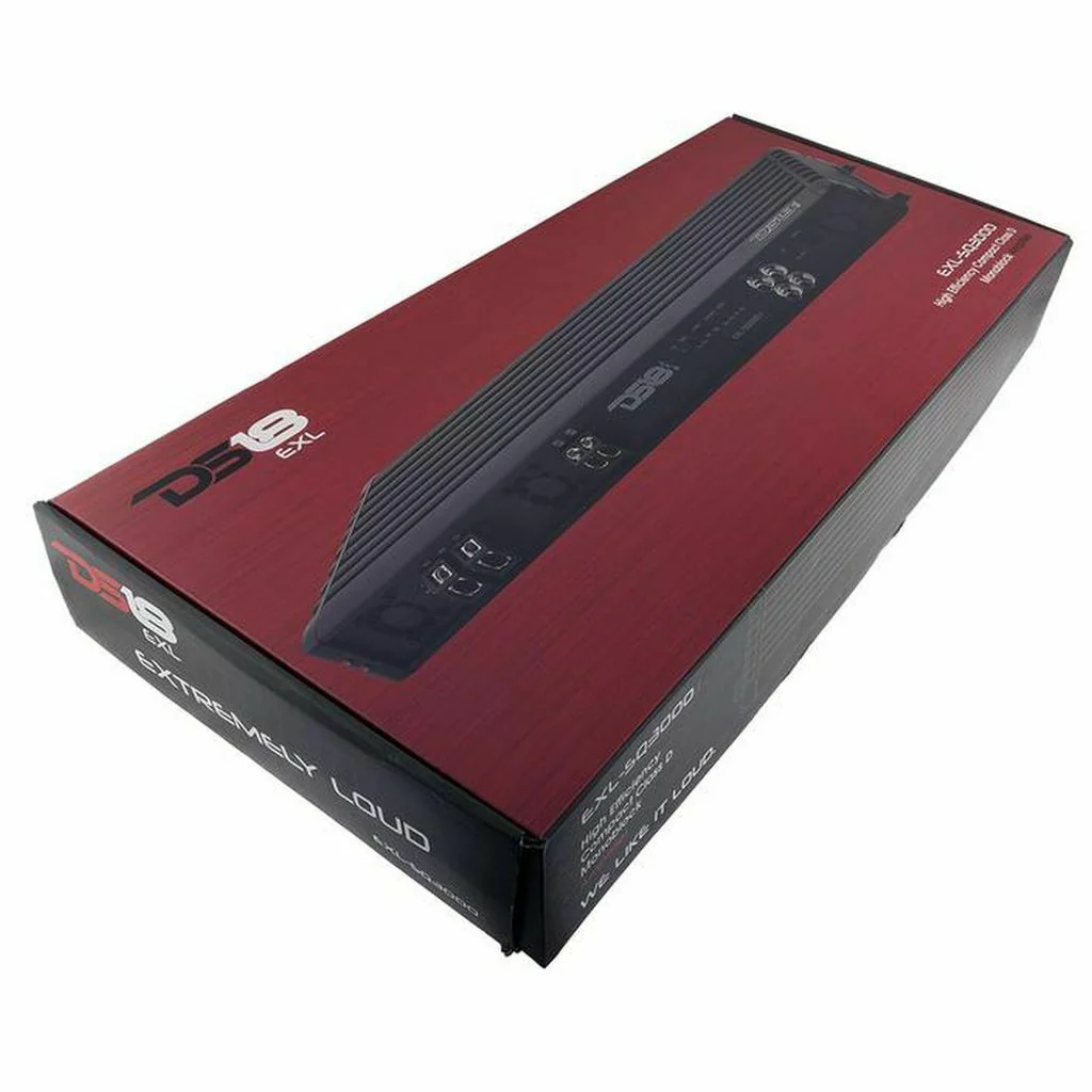 DS18 3k Watts RMS Class D Monoblock 4 Ohm Bass Amplifier EXL-SQ3000.1D - Image 6