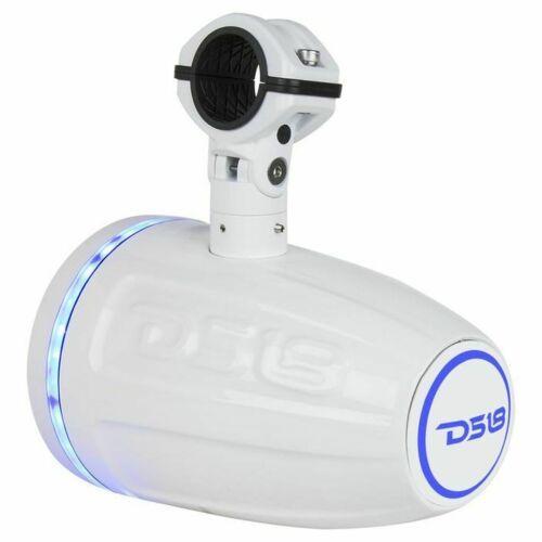 DS18 WHITE 6.5" MARINE POD SPEAKERS + NXL200.2D 600W WATERPROOF AMP - Image 2
