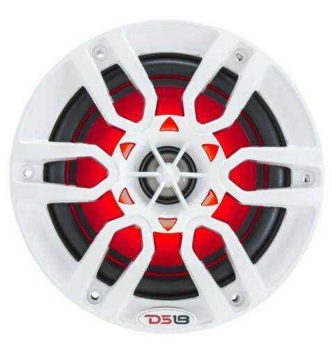 DS18 WHITE 6.5" MARINE POD SPEAKERS + NXL200.2D 600W WATERPROOF AMP - Image 5