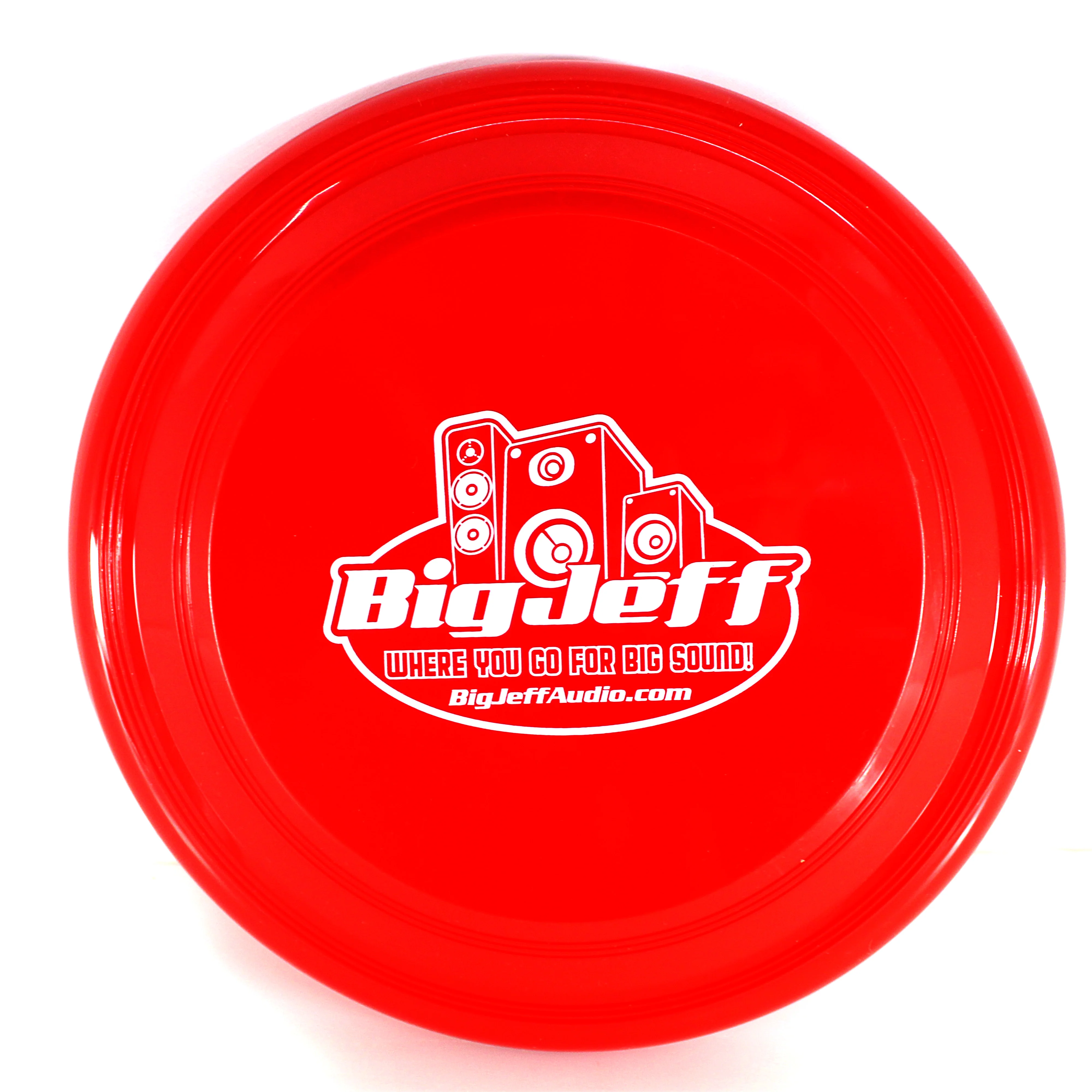 Official Big Jeff Audio Red Frisbee - Image 2
