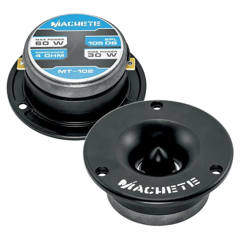 Pair of Deaf Bonce 8 Midrange Speakers 600W 4 Ohm w/ 1" Bullet Tweeters 240W - Image 3