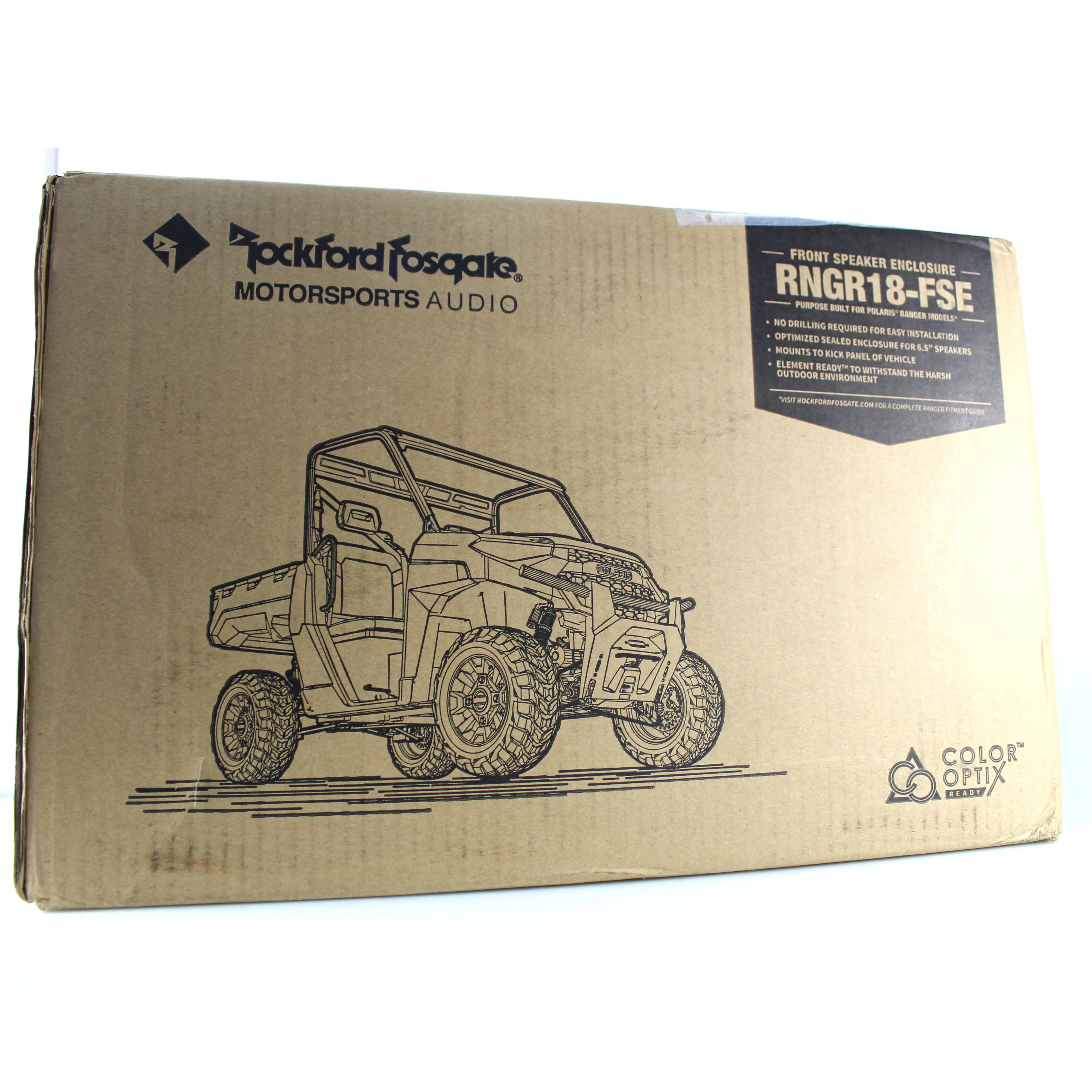 Pair of Rockford 6.5" Front Speaker Enclosure for Select 2018+ Ranger RNGR18-FSE - Image 5