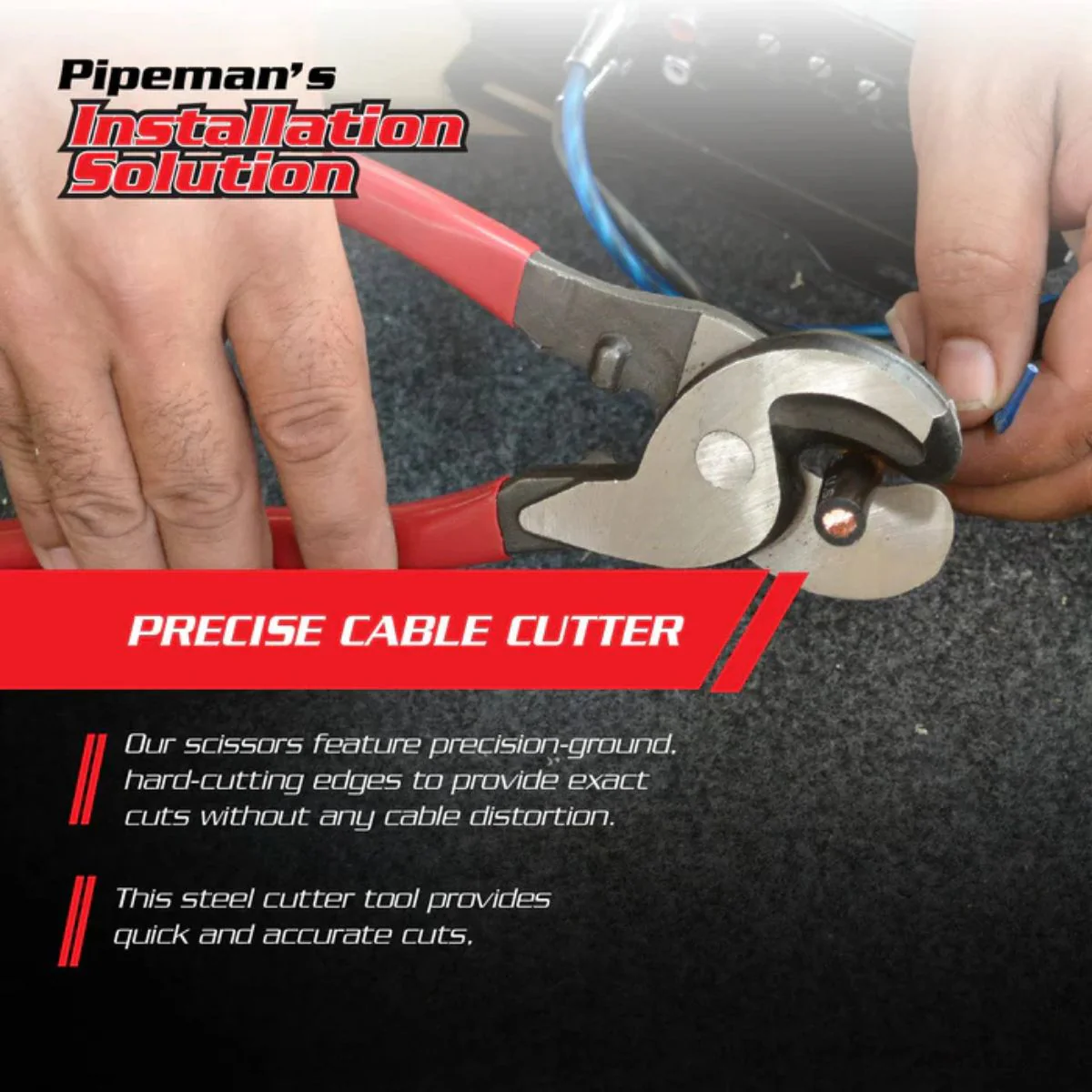 Pipemans Installation 0 Gauge High Leverage Cable Cutters ICR-010 - Image 6