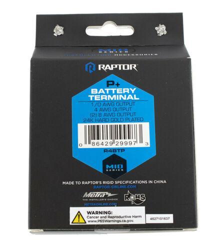 Positive Mid Series Battery Terminal Gold 1 4 8 AWG Output Raptor - Image 4