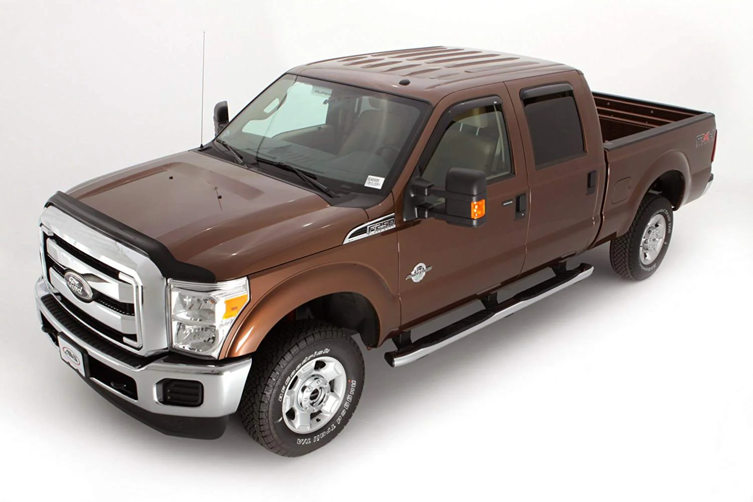 Rain Guards Low Profile 3M Smoked 99-2016 Ford F250/350/450/550 Super Cab - Image 2