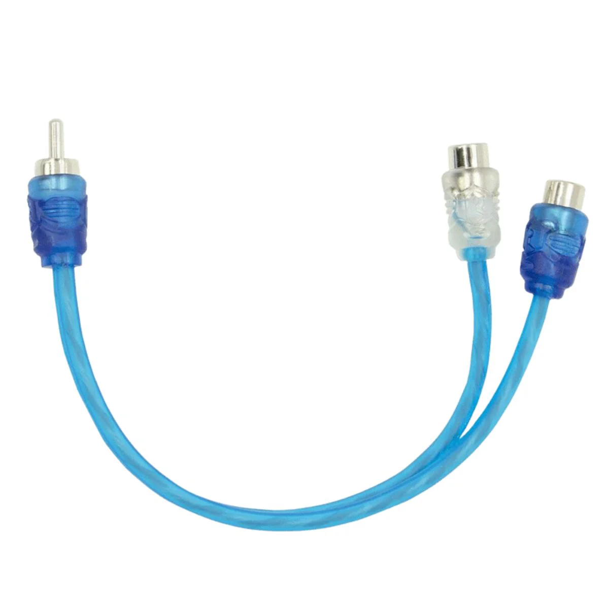 Raptor 9" RCA Y Adaptor 2 Female to 1 Male Coaxial Audio Cable - Image 3