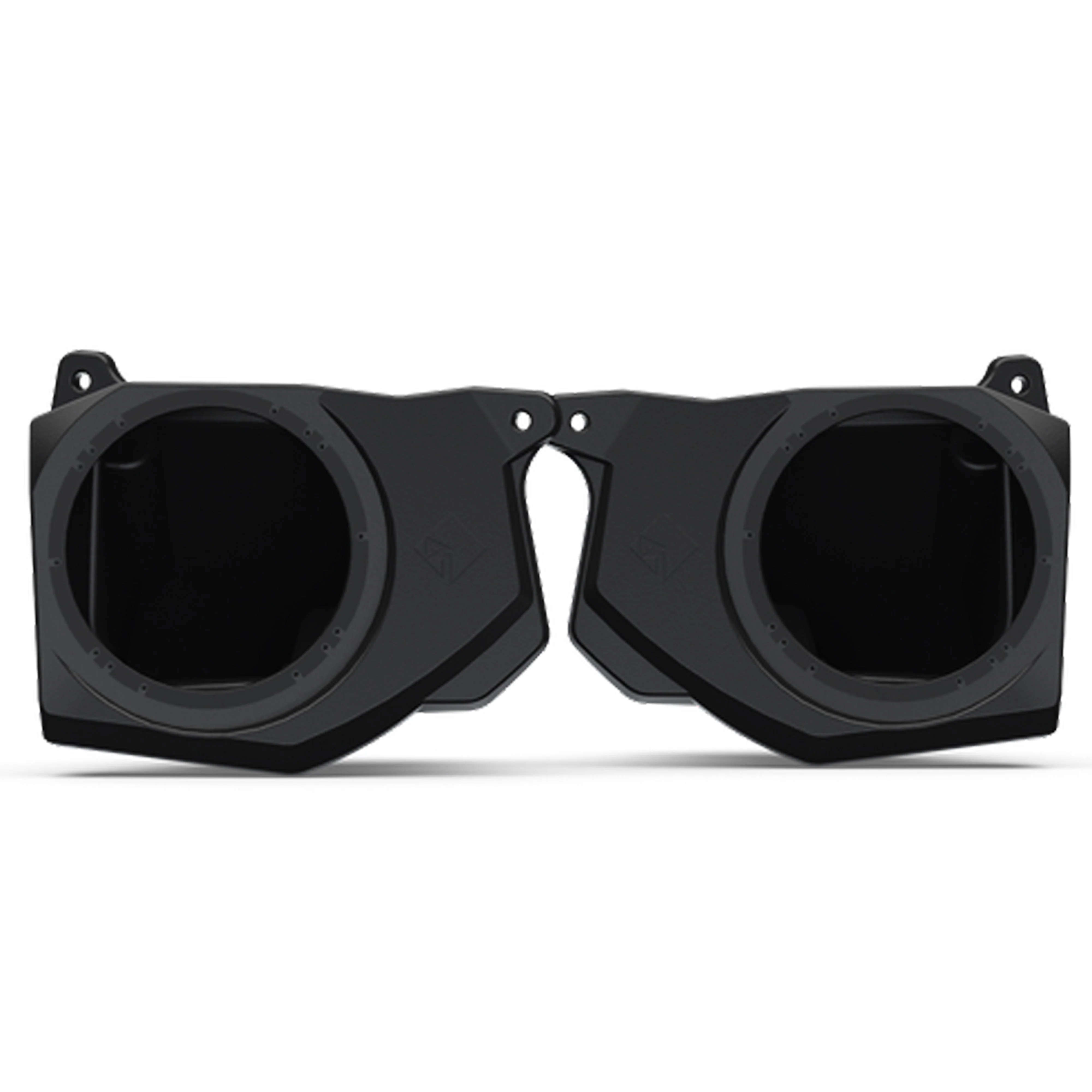 Rockford 6.5 Enclosures /w White RGB Marine Speakers 1200W Polaris Ranger 2018+ - Image 4