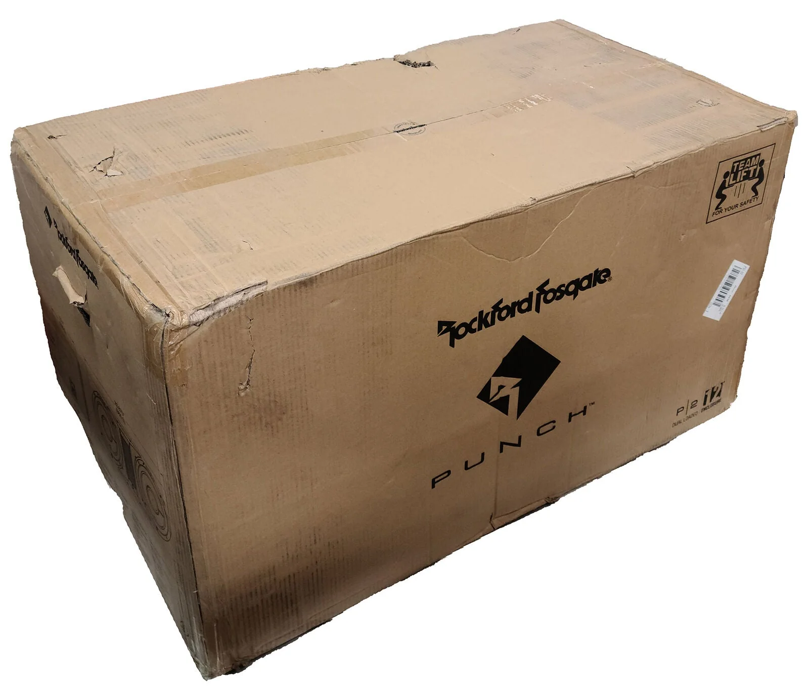Rockford Fosgate Punch Dual P2 12" 1600W 1 Ohm Loaded Enclosure P2-2X12 - Image 7