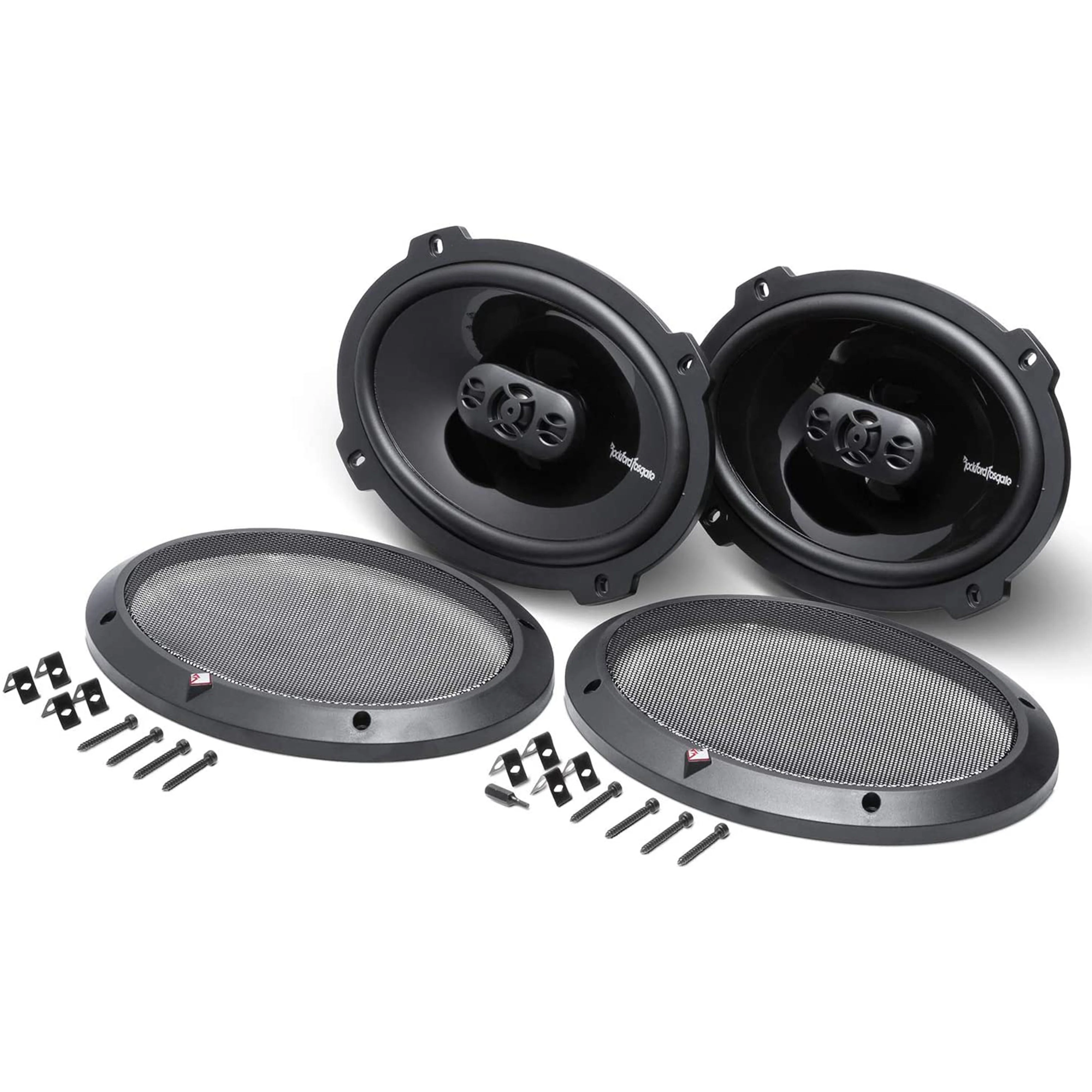 Rockford Pair of 6x9" 300W 4 Ohm 4-Way & 6.5" 220W 2-Way Car Audio Speakers - Image 2