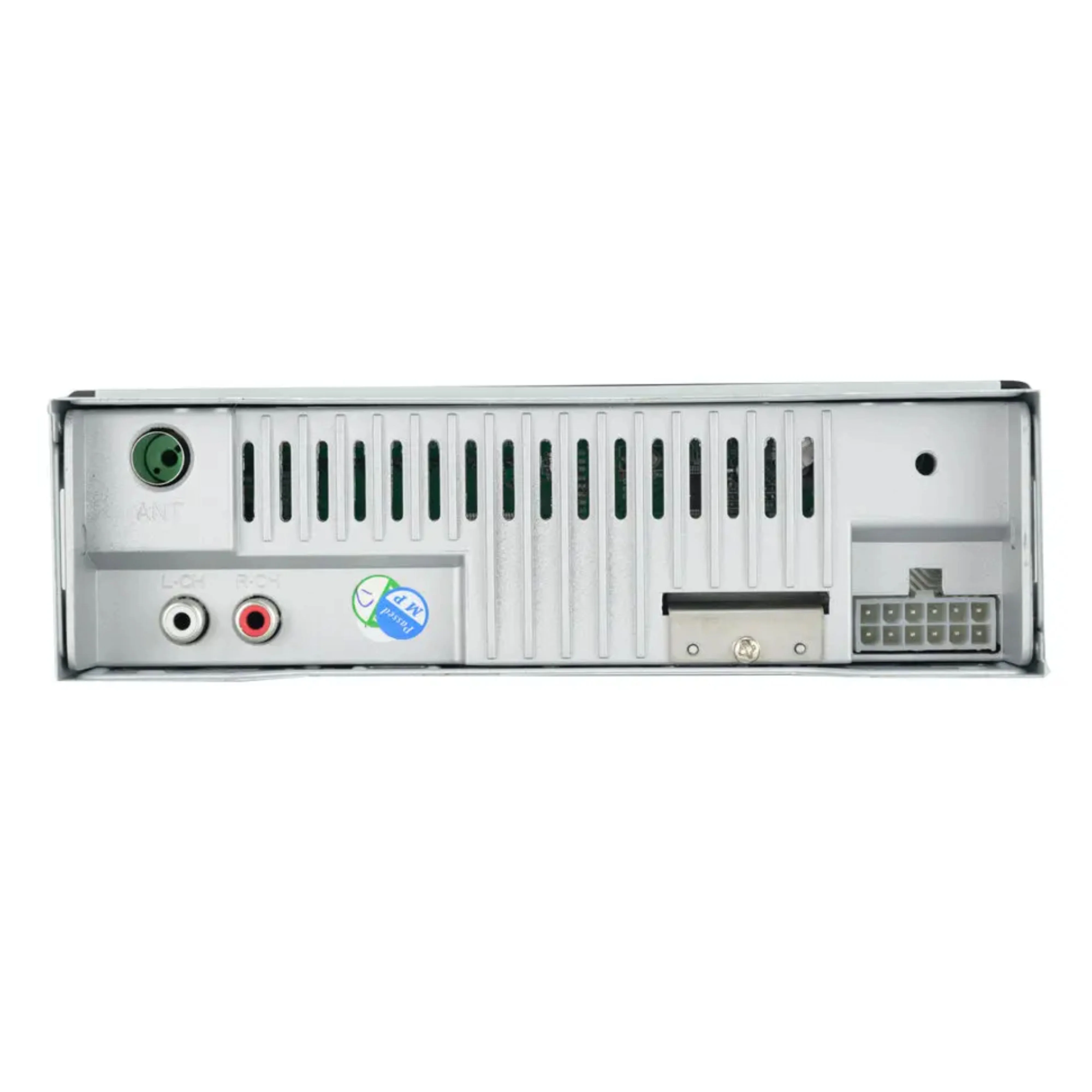 Single Din Bluetooth / USB / AUX / LCD Display Mechless Blue Backlit Stereo - Image 4