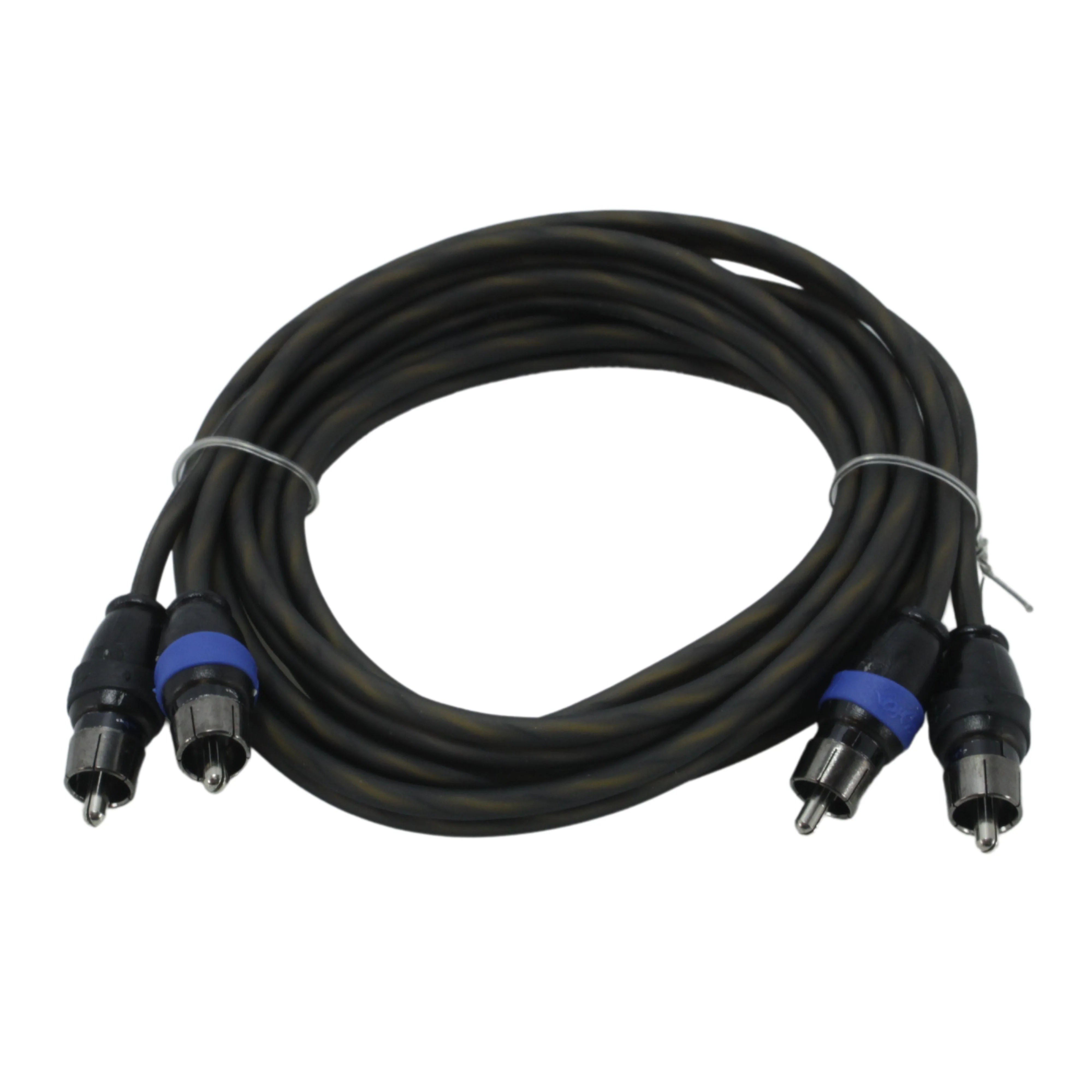 Sky High Car Audio 6 Feet 2-Channel Twisted Metal RCA Cable Wire SHCA-TWRCA-6
