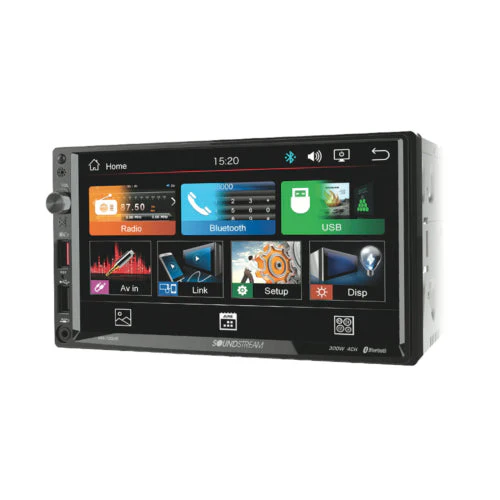 SoundStream 2-DIN HD 7" 800 x 480 LCD Bluetooth, Aux & USB Head unit VM-700HB