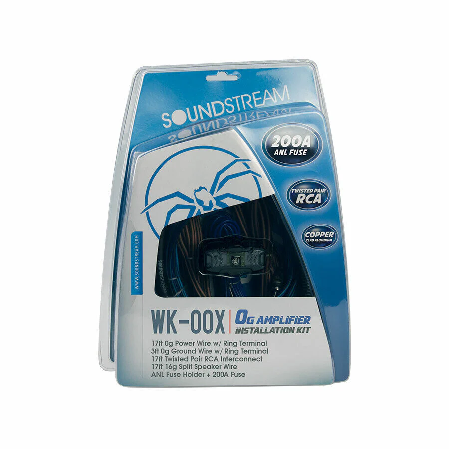 Soundstream WK-00X 0 Gauge Amplifier Installation Kit w/ 200A ANL Fuse - Image 4