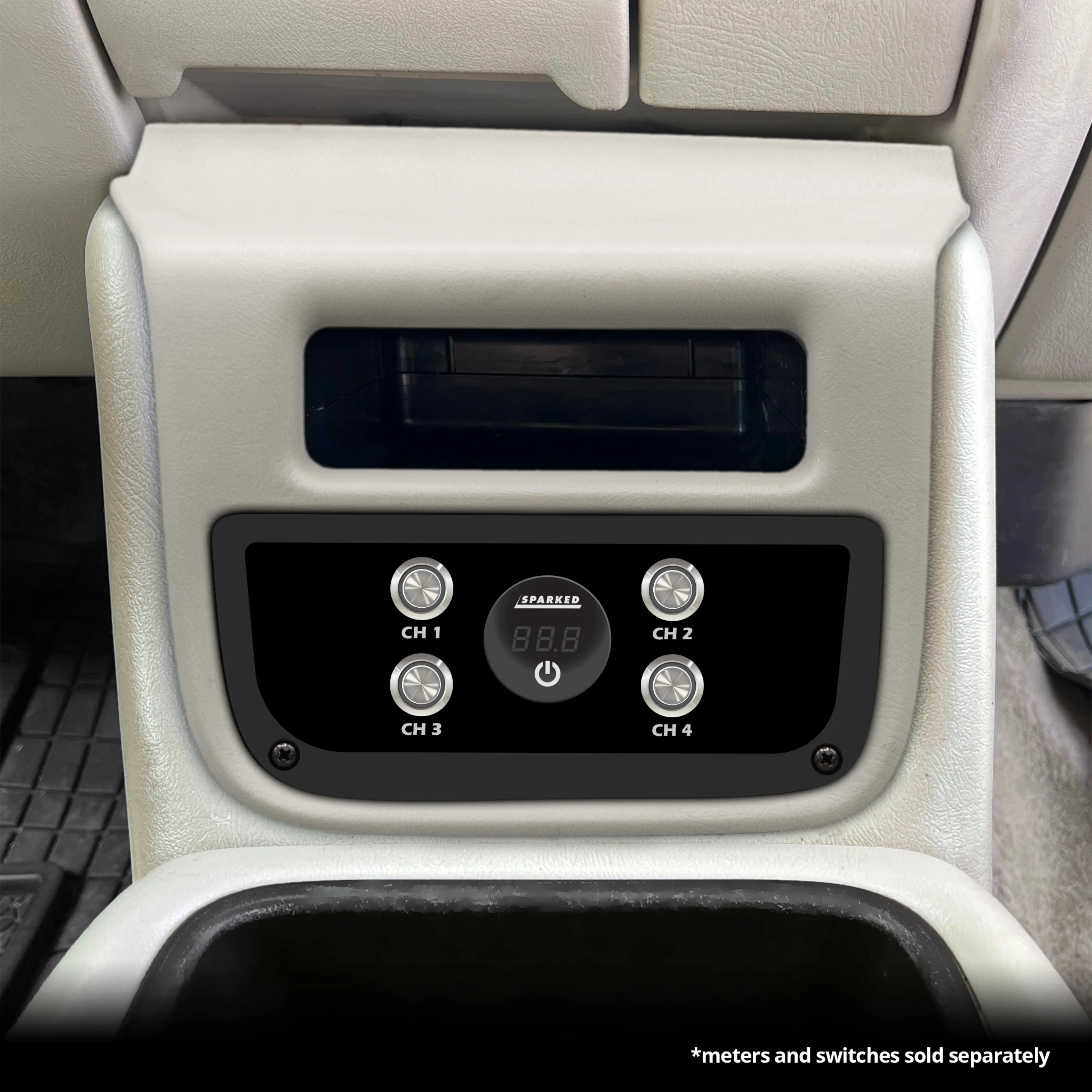 Sparked Innovations Console Switch Panel Single Sparked Meter for 99-02 GM Truck - Image 3