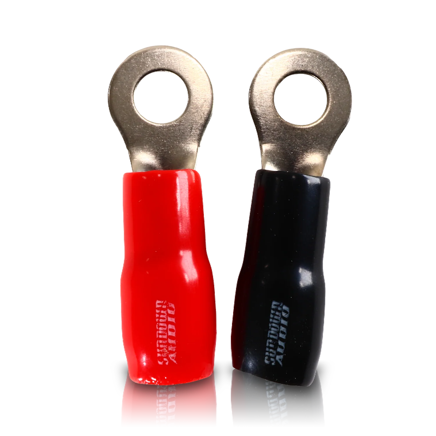 Sundown Audio 4 Gauge Ring Terminals Black/Red (20 Pack) - Image 3