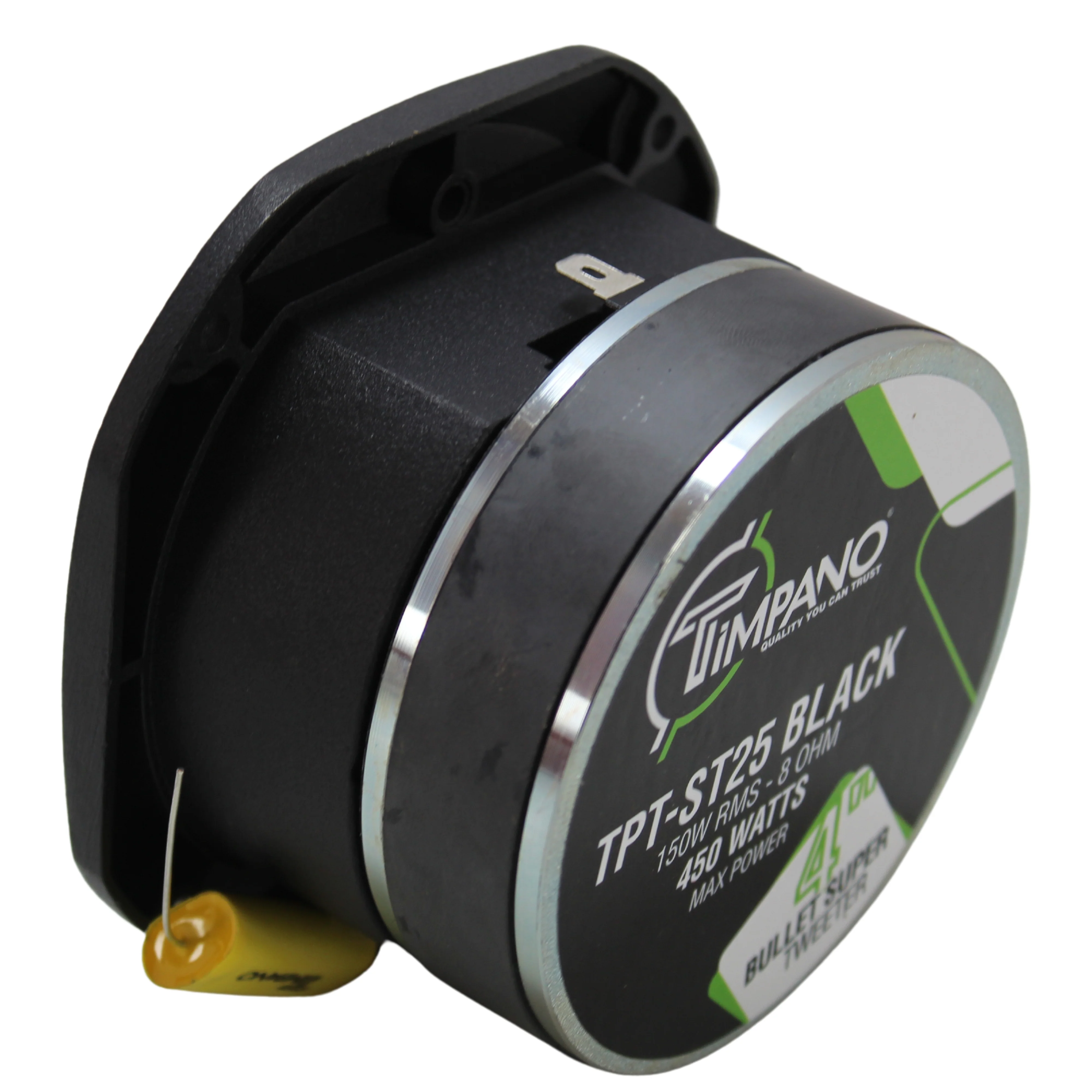 Timpano 4 Inch 900W 8 Ohm 1.5" VC Black PRO Bullet Super Tweeters Pair TPT-ST25 - Image 5