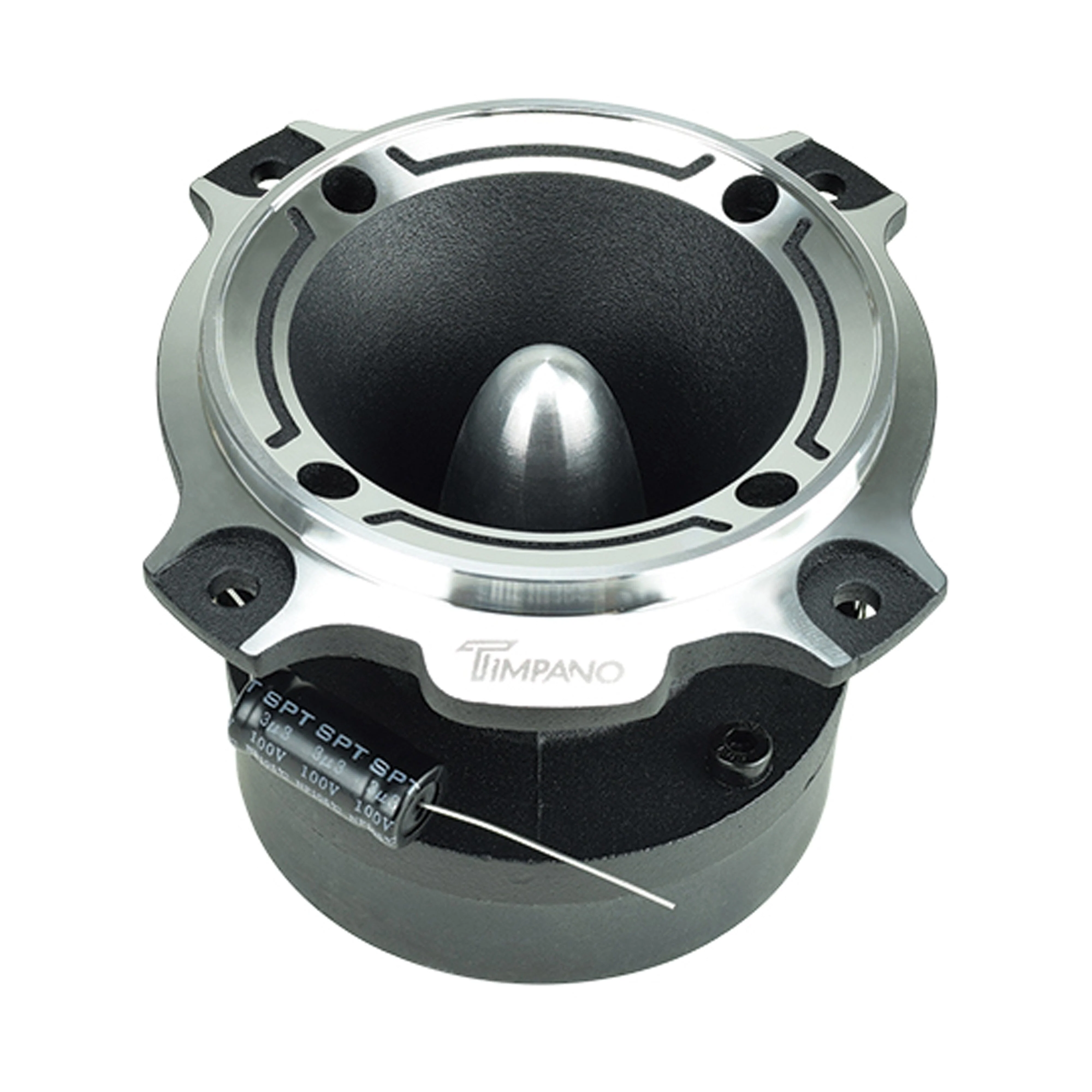 Timpano 3.5 Inch 240W 4 Ohm 1 Inch VC Chrome Bullet Super Tweeters Pair TPT-ST4 - Image 3
