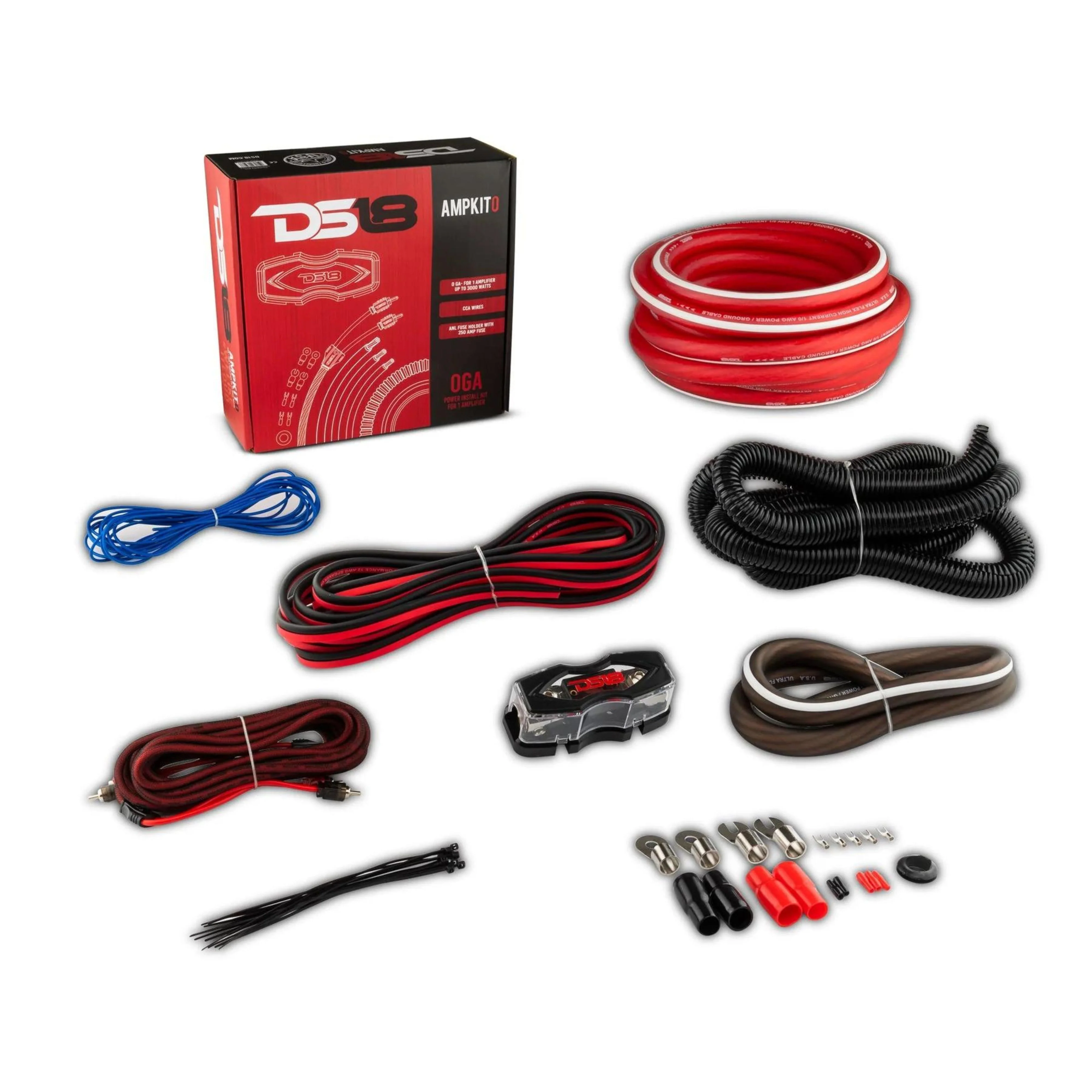 Under Rear Seat Enclosure ENS-66X with 6 6.5" ZR6.4D Subwoofers, 2000W Amp and Wiring Kit - Image 4