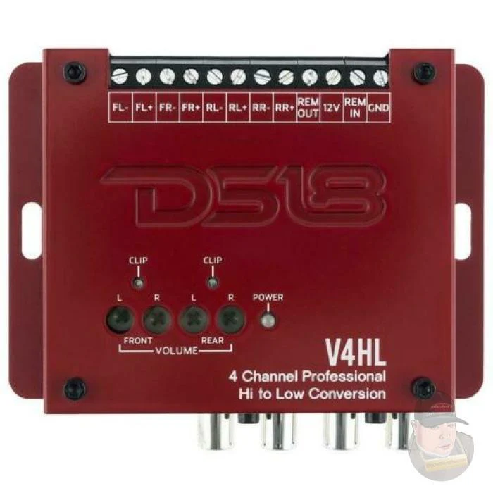 DS18 V4HL 4 Ch Line Out Converter High-Level Speaker Signal Low-Level - Image 7