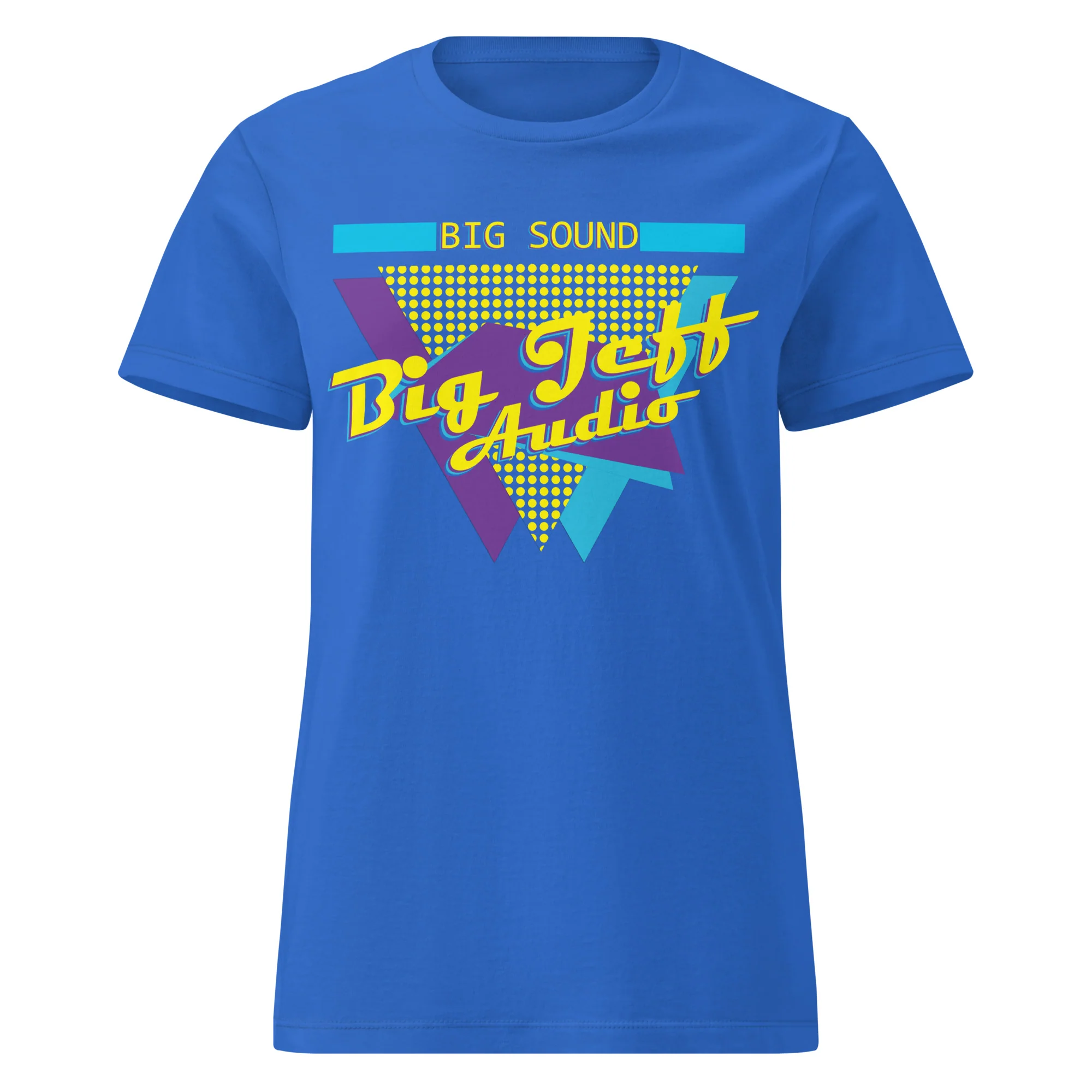 80's Inspired Vintage Big Jeff Audio Big Sound Soft T-Shirt - Image 24