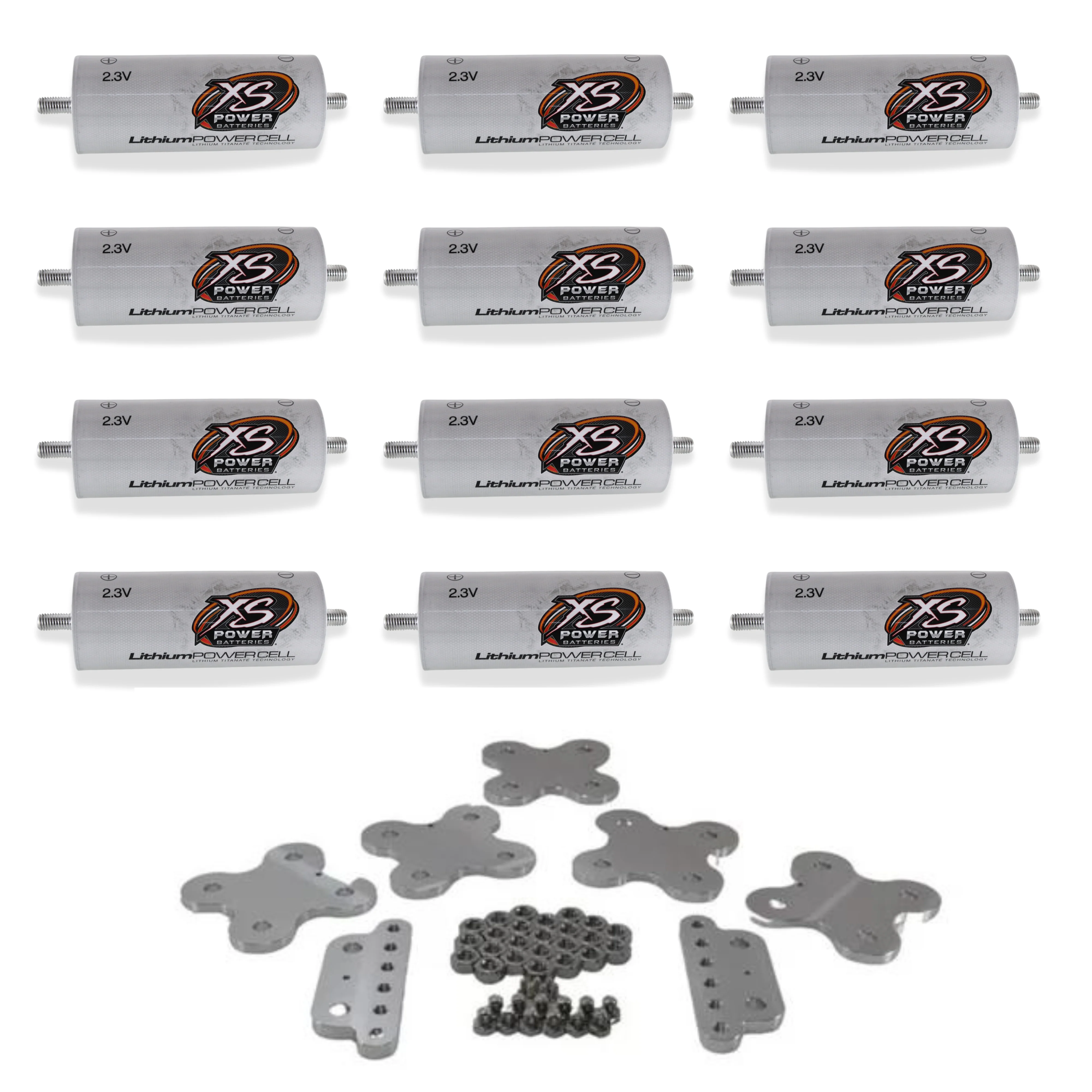 XS Power 12 Pack Kit 40 AH Lithium Cells 2.3v Lithium Titanate Oxide (LTO) - Image 3