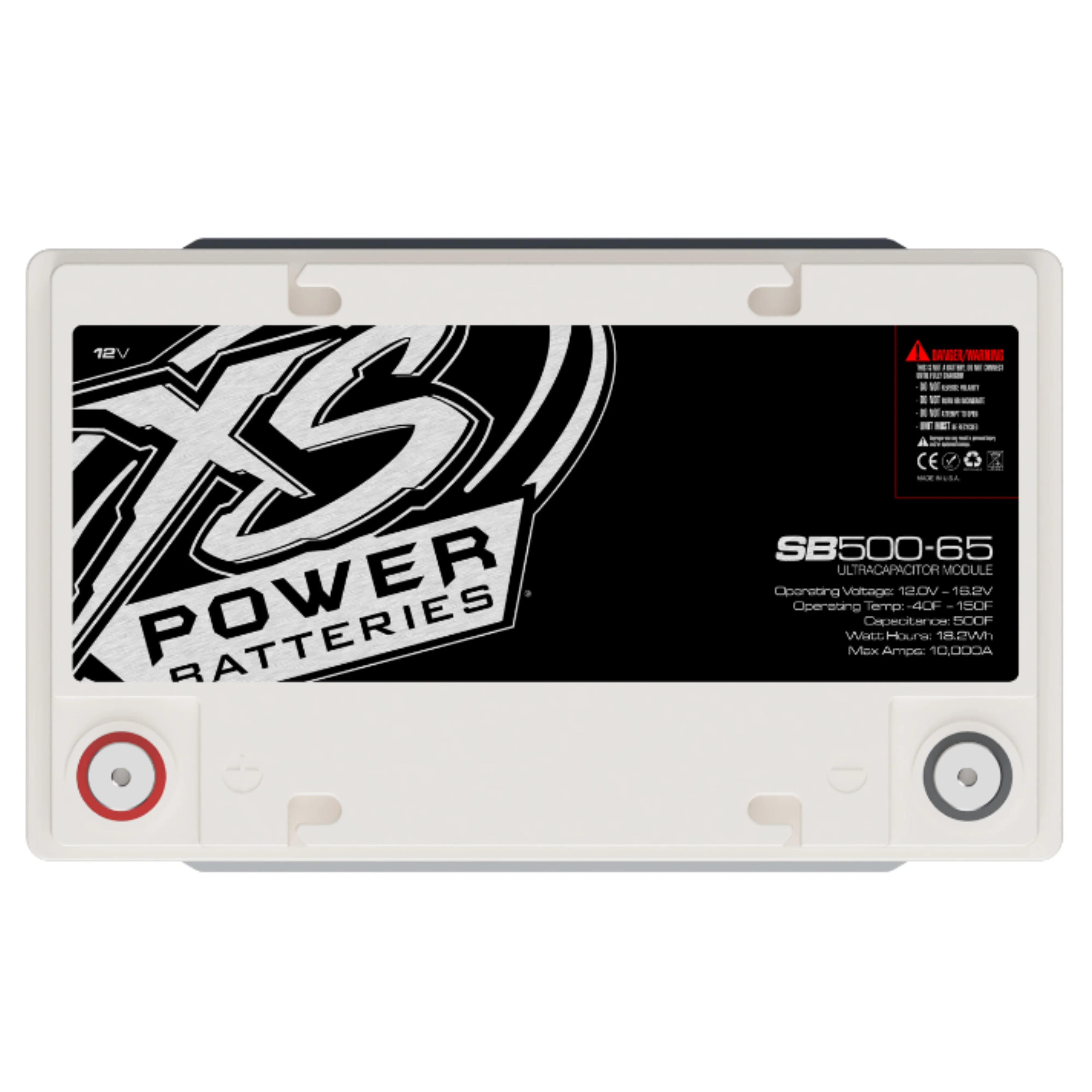 XS Power 12V AGM Super Capacitor Bank 4000W 500 Farad 10000A Group 65 SB500-65 - Image 3