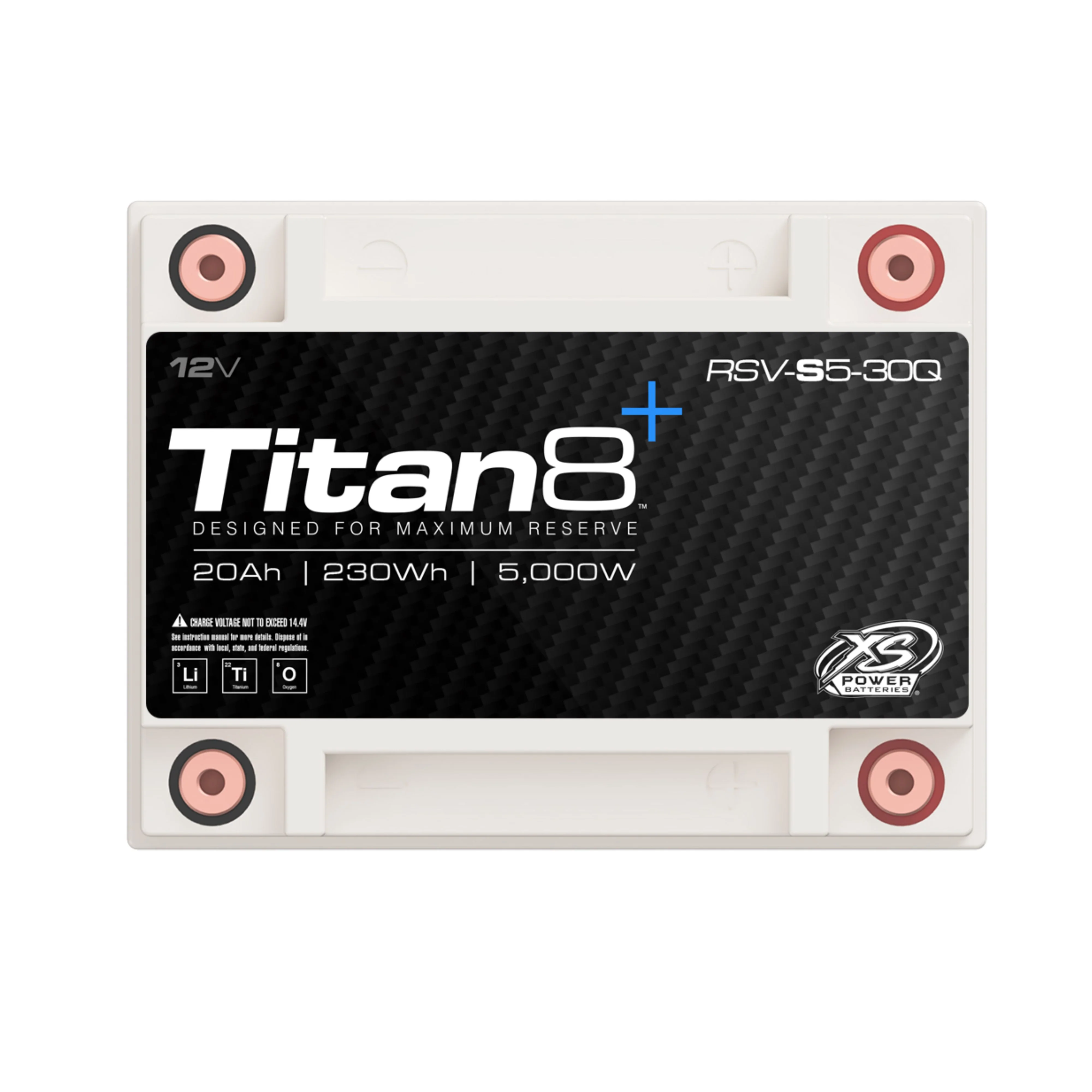 XS Power 12V BCI Group 30/30L, Lithium Titanate Powersports Battery RSV-S5-30Q - Image 3