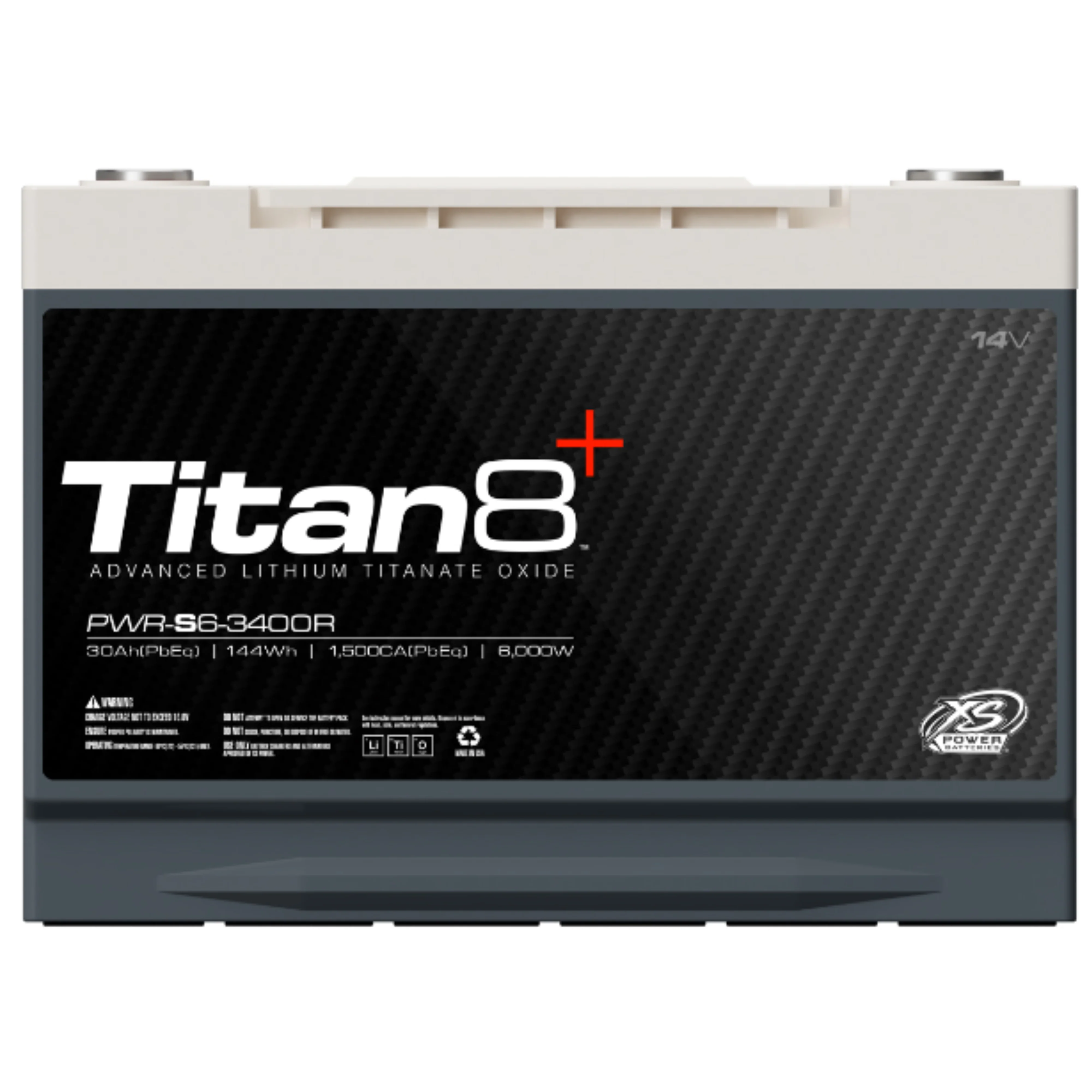 XS Power 14V BCI Group 34R, 6000W Lithium Titanate Battery PWR-S6-3400R - Image 2
