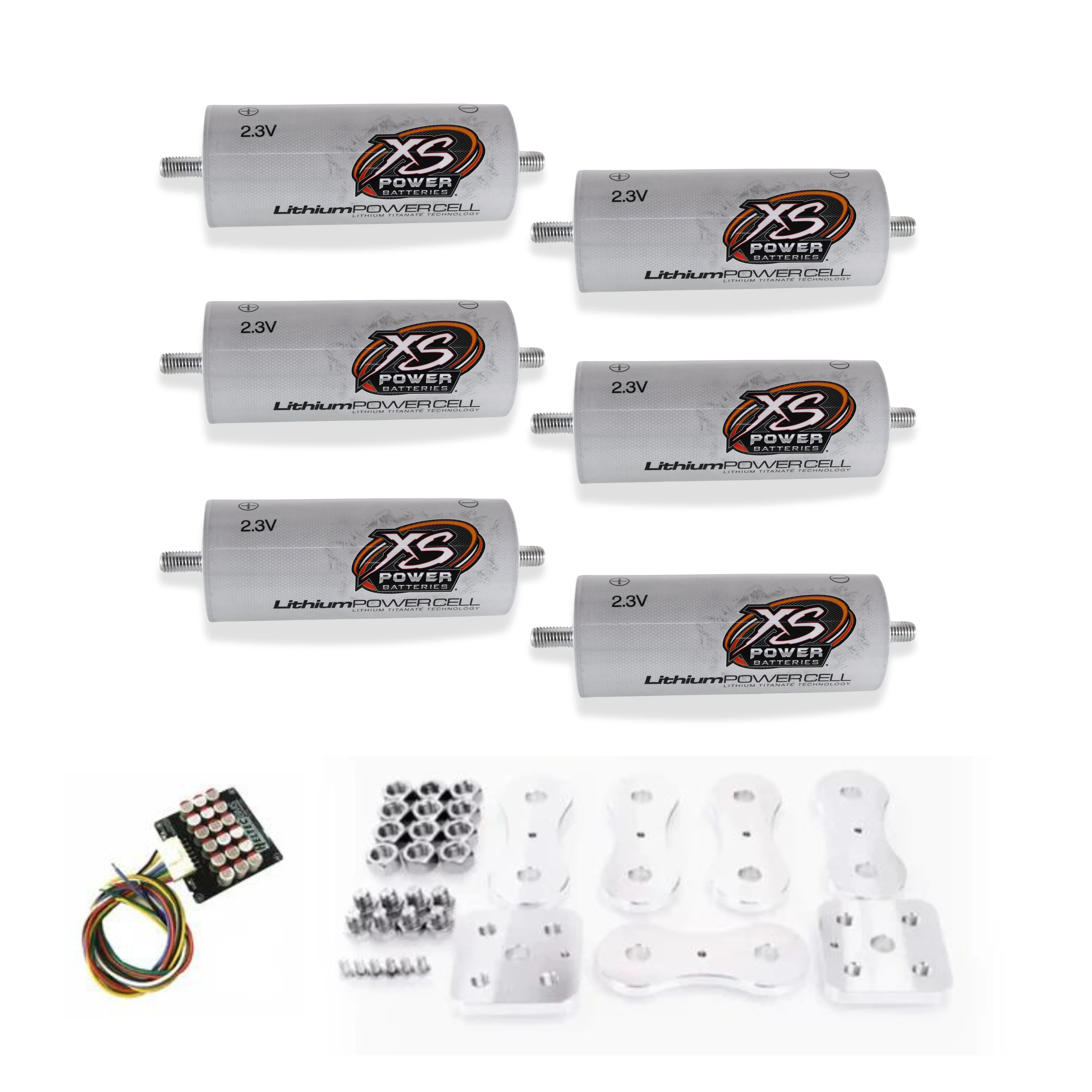 XS Power 6-Pack Kit 40AH Lithium Cell Bank 2.3v Lith Titanate Oxide (LTO) - Image 2